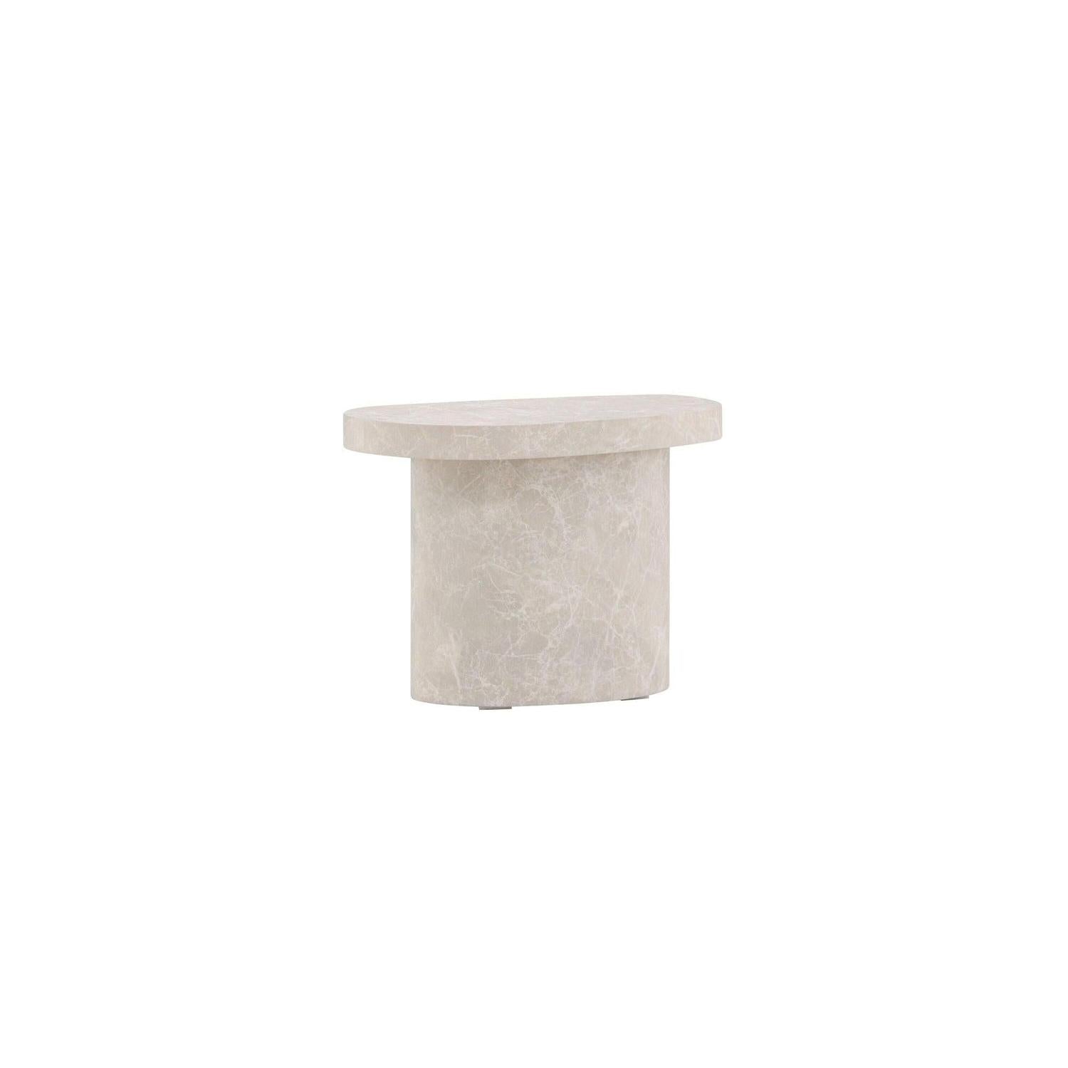 Beistelltisch Bastad 30x50cm - Betonoptik-Beistelltisch-Venture Home-le canapé