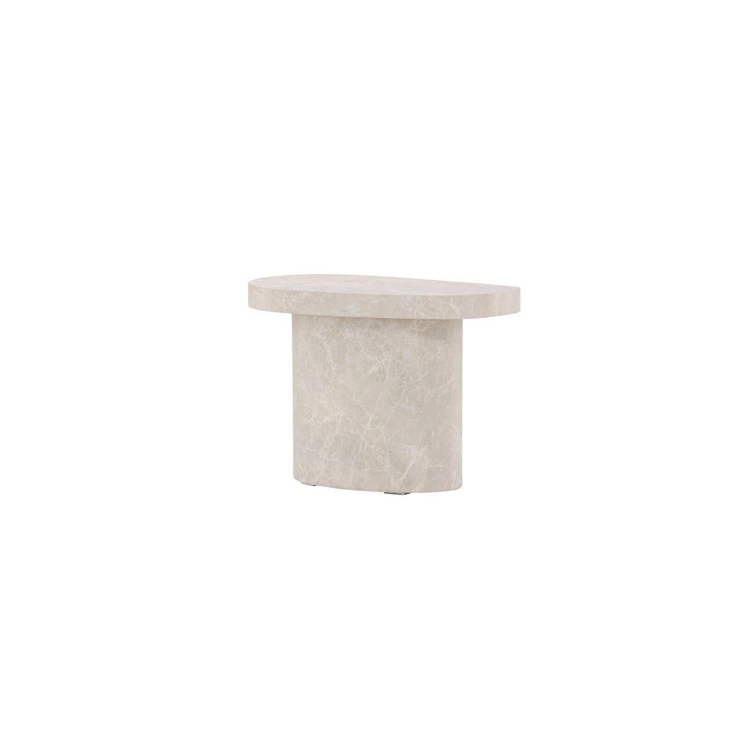 Beistelltisch Bastad 30x50cm - Betonoptik-Beistelltisch-Venture Home-le canapé