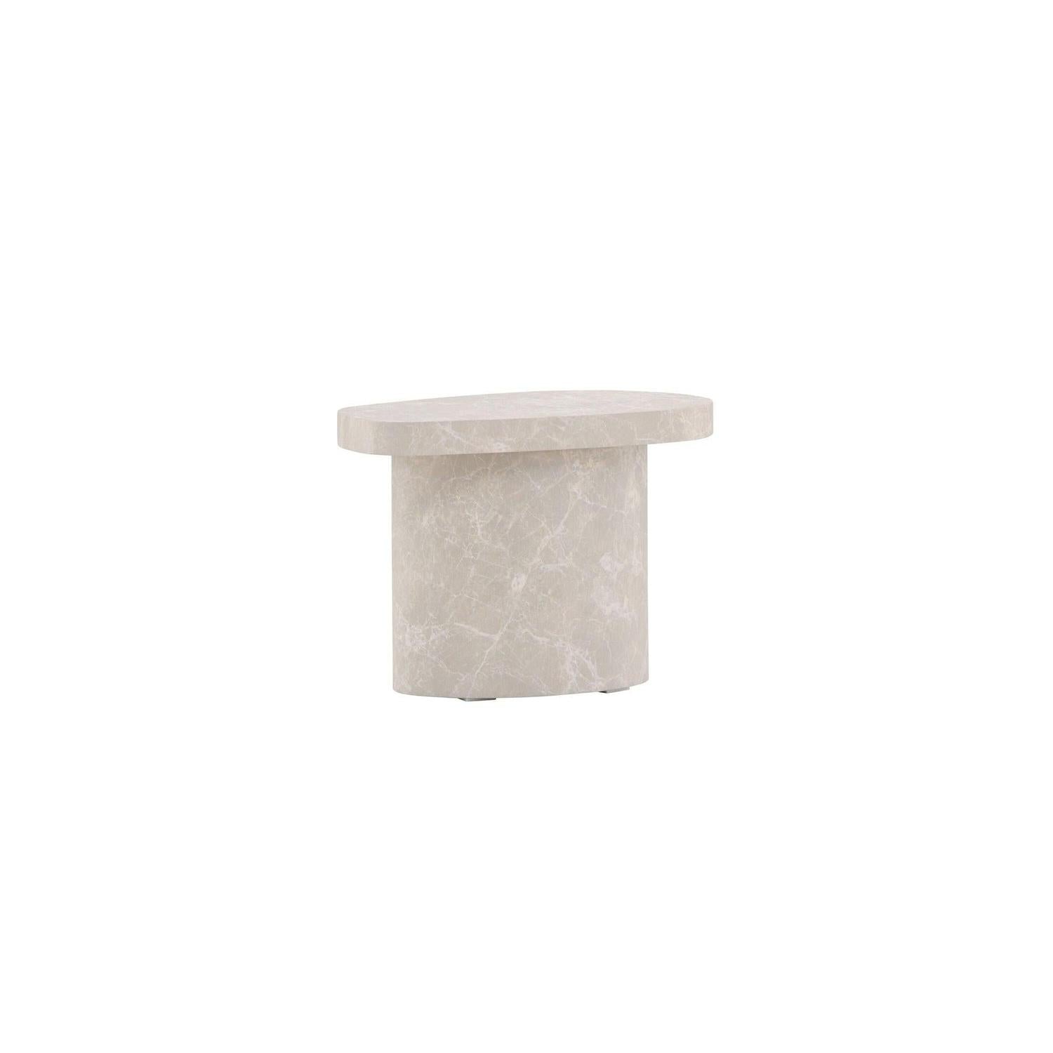Beistelltisch Bastad 30x50cm - Betonoptik-Beistelltisch-Venture Home-le canapé