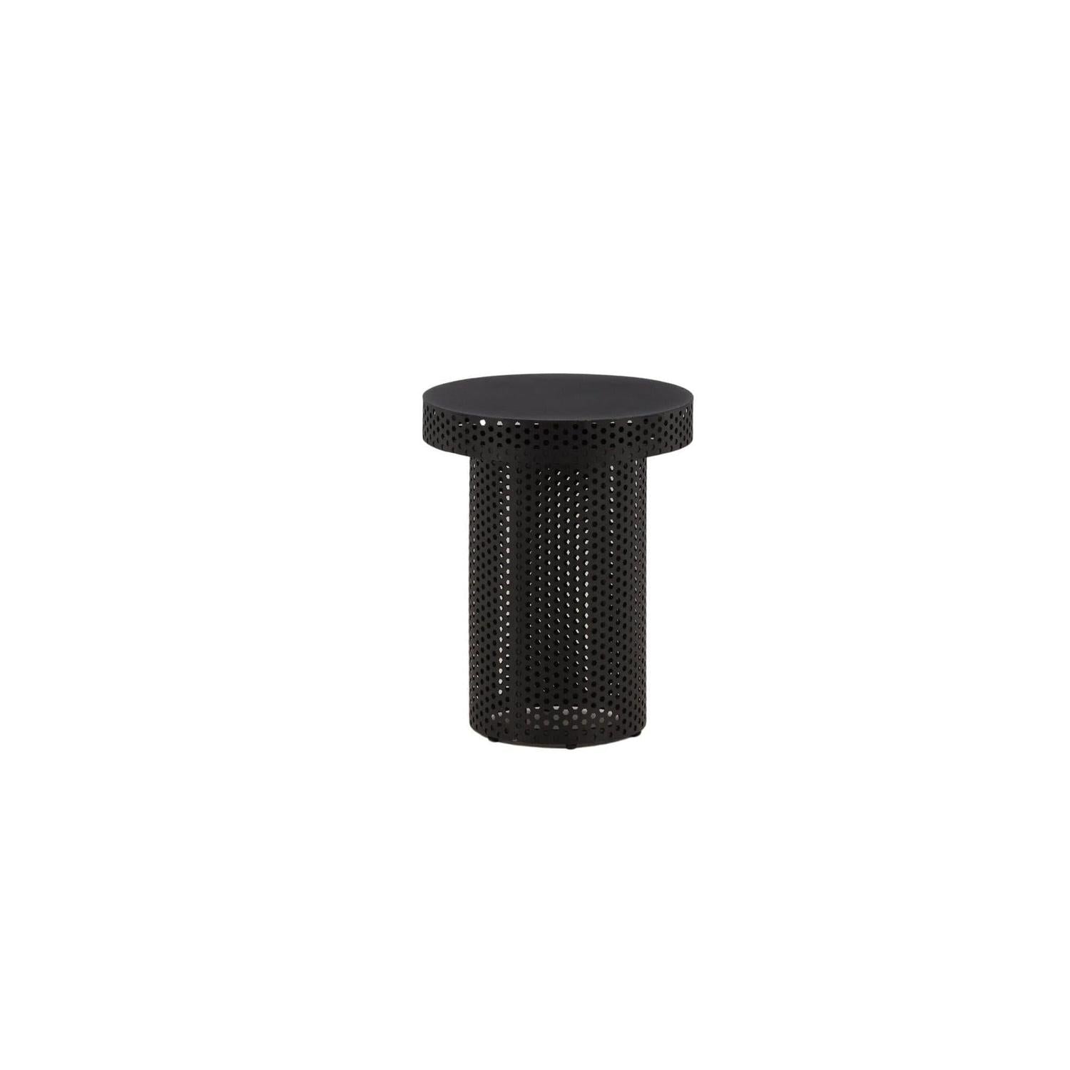 Beistelltisch Bearsden x Josefin Lustig ⌀40cm aus Metall - Schwarz-Beistelltisch-Venture Home-le canapé