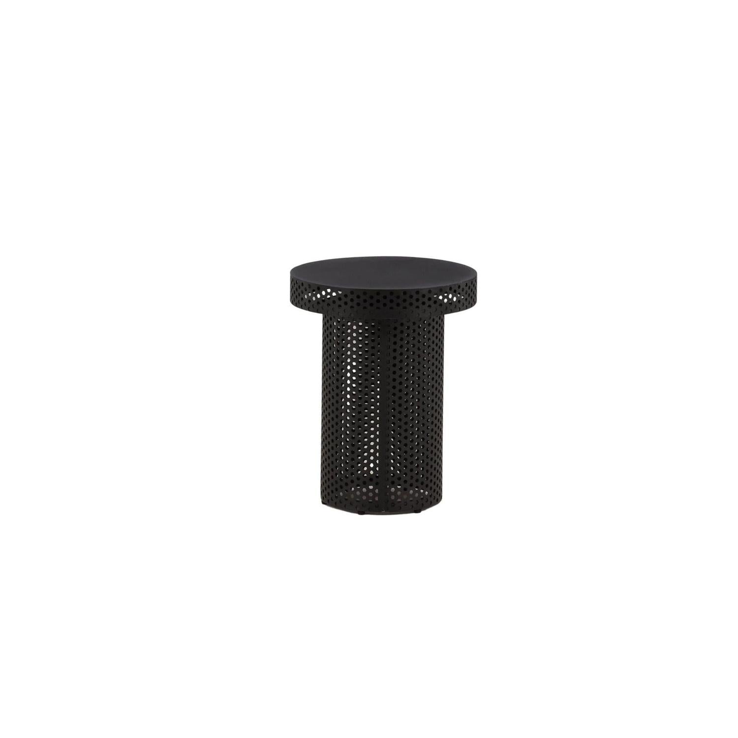 Beistelltisch Bearsden x Josefin Lustig ⌀40cm aus Metall - Schwarz-Beistelltisch-Venture Home-le canapé