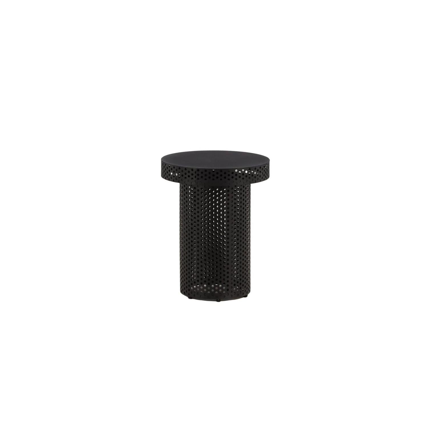 Beistelltisch Bearsden x Josefin Lustig ⌀40cm aus Metall - Schwarz-Beistelltisch-Venture Home-le canapé