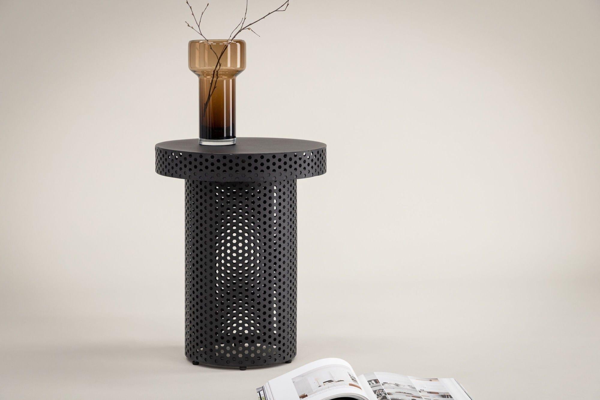 Beistelltisch Bearsden x Josefin Lustig ⌀40cm aus Metall - Schwarz-Beistelltische-Venture Home-le canapé