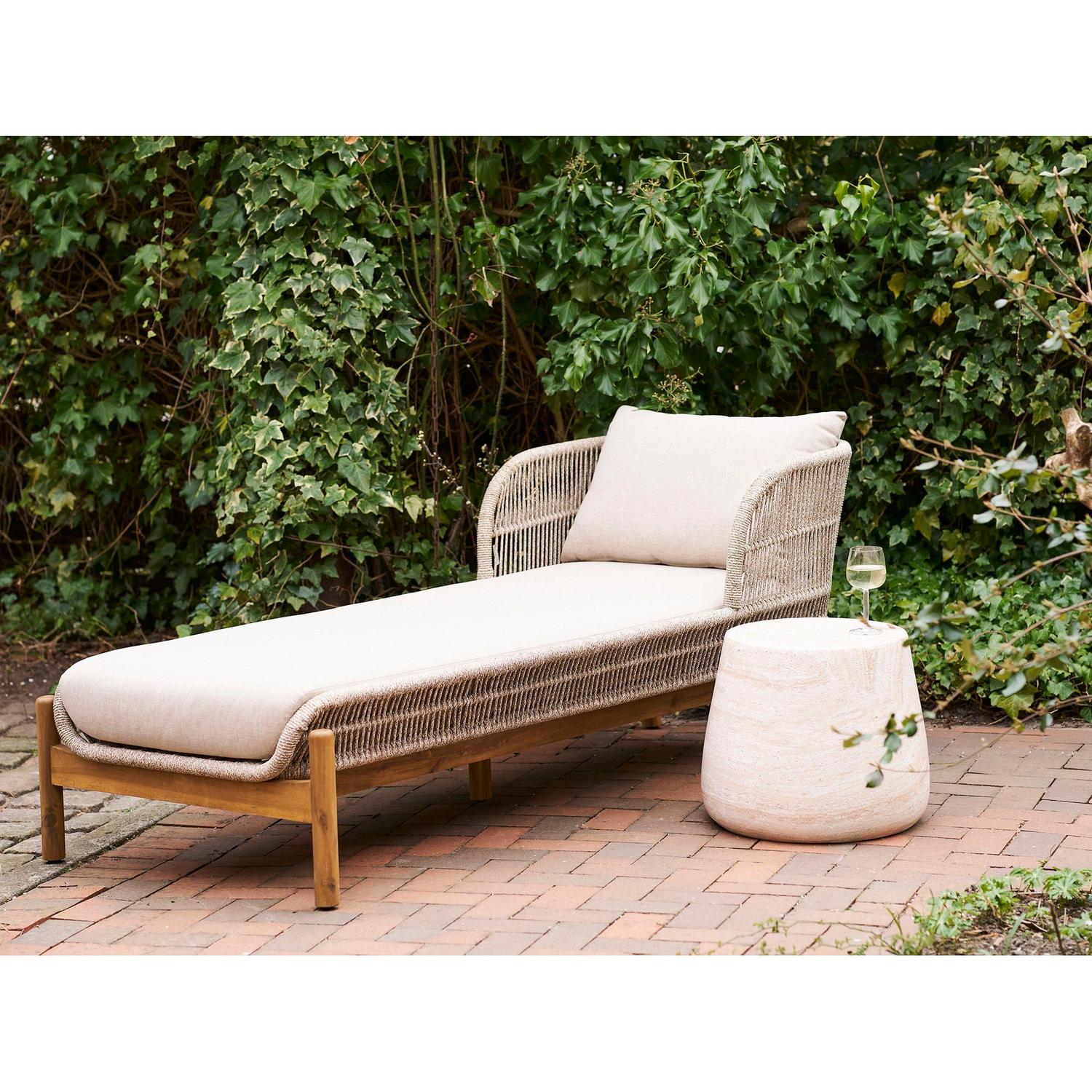 Beistelltisch Bonn aus Fiberclay Ø48cm - Beige-Beistelltische-House Nordic-le canapé