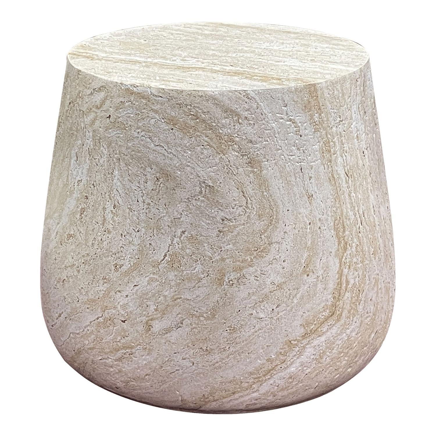 Beistelltisch Bonn aus Fiberclay Ø48cm - Beige-Beistelltische-House Nordic-le canapé