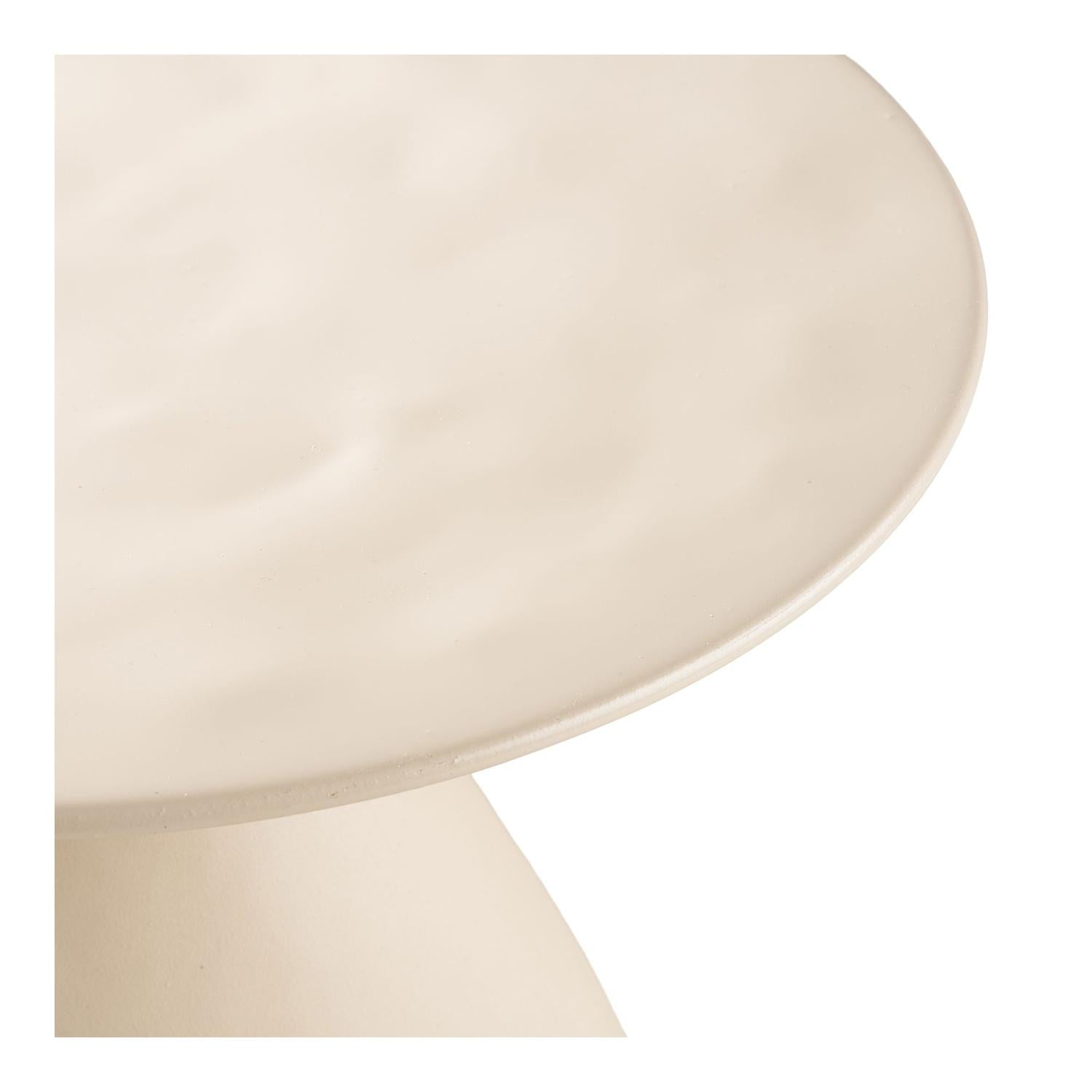 Beistelltisch Calais aus Metall Ø36cm - Beige-Beistelltische-House Nordic-le canapé