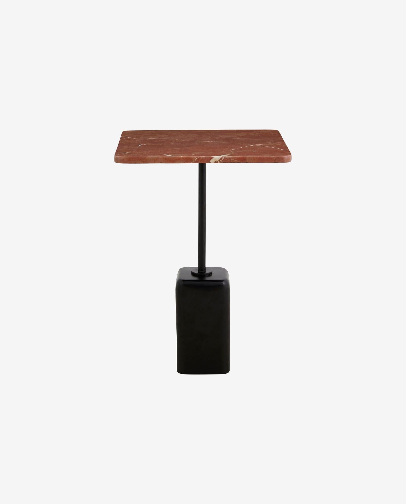 Beistelltisch CHAO aus Marmor - Schwarz-Beistelltisch-Nordal A/S-le canapé