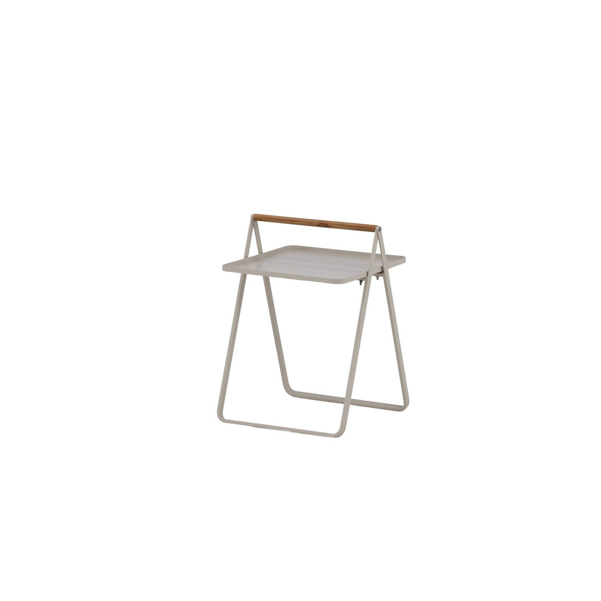 Beistelltisch Clarin 43cm aus Metall - Beige-Beistelltische-Venture Home-le canapé