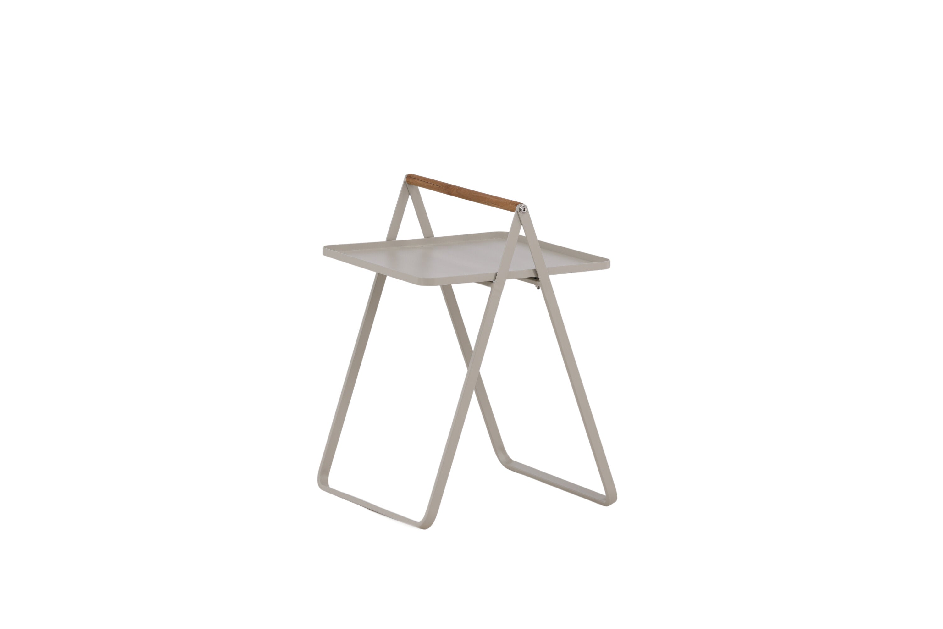 Beistelltisch Clarin 43cm aus Metall - Beige-Beistelltische-Venture Home-le canapé