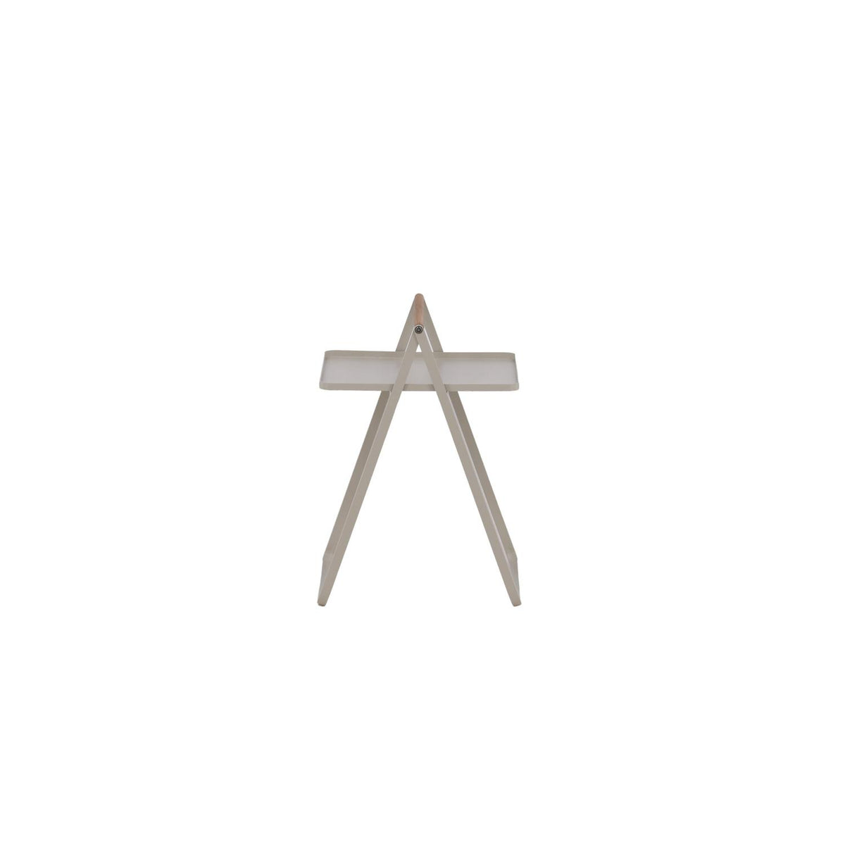 Beistelltisch Clarin 43cm aus Metall - Beige-Beistelltische-Venture Home-le canapé