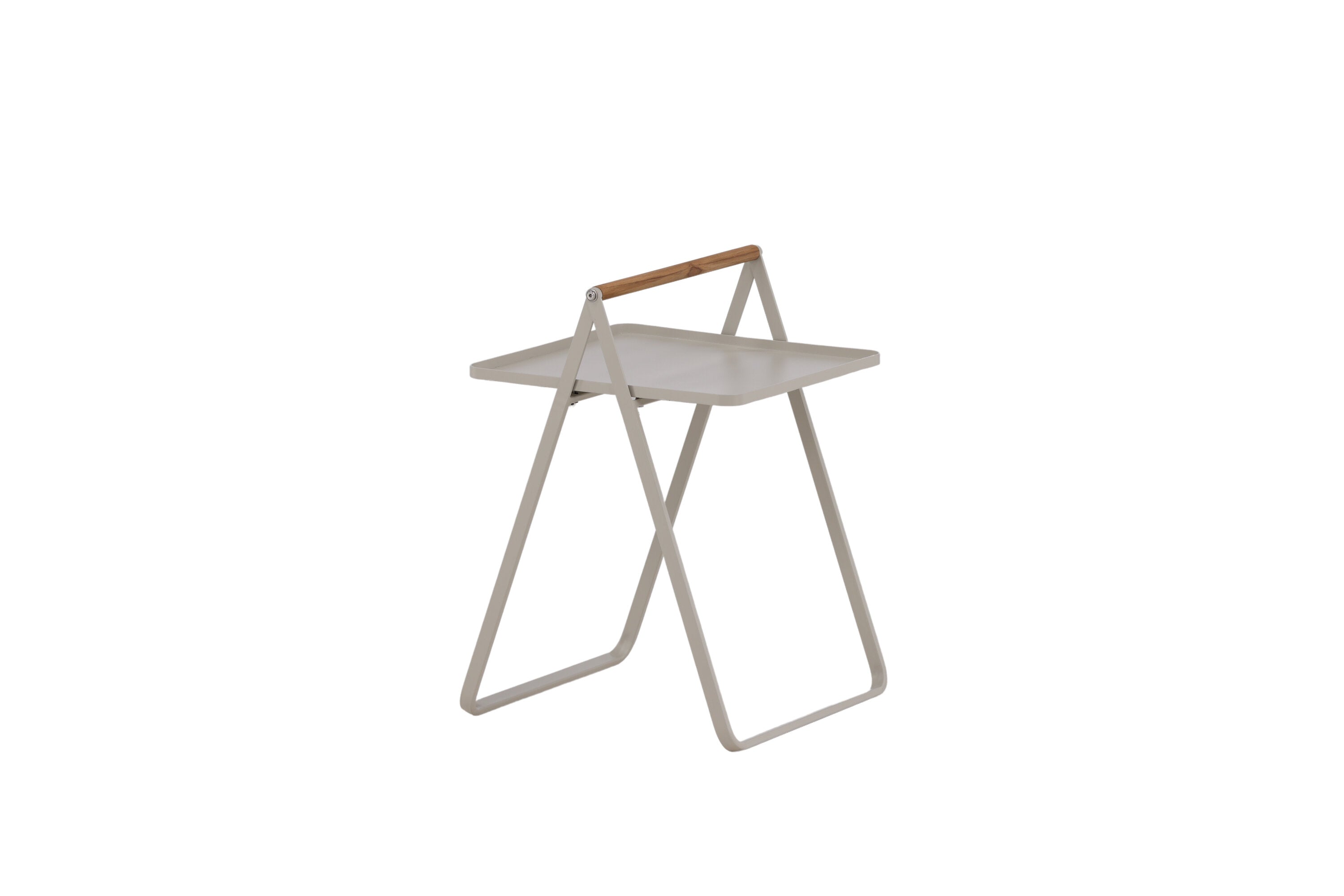 Beistelltisch Clarin 43cm aus Metall - Beige-Beistelltische-Venture Home-le canapé