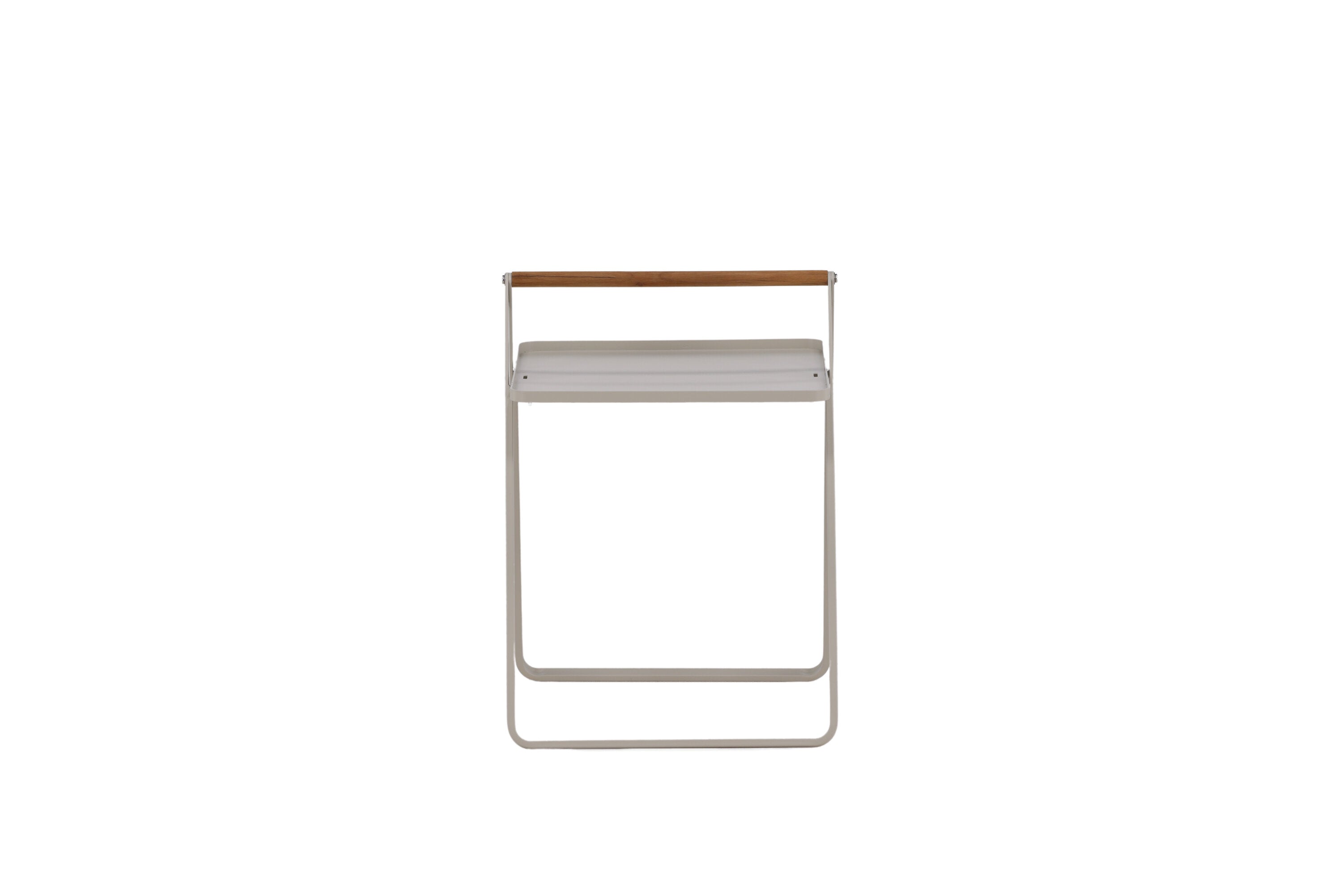 Beistelltisch Clarin 43cm aus Metall - Beige-Beistelltische-Venture Home-le canapé