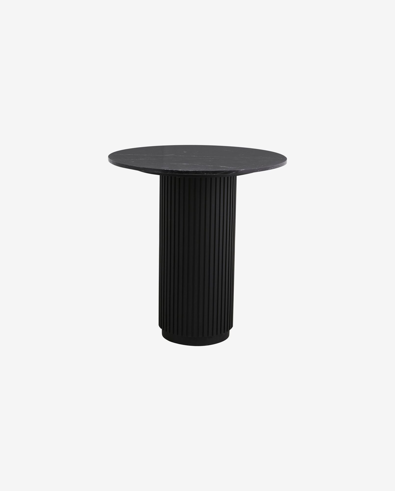 Beistelltisch ERIE 70cm aus Marmor – Schwarz-Nordal A/S-le canapé