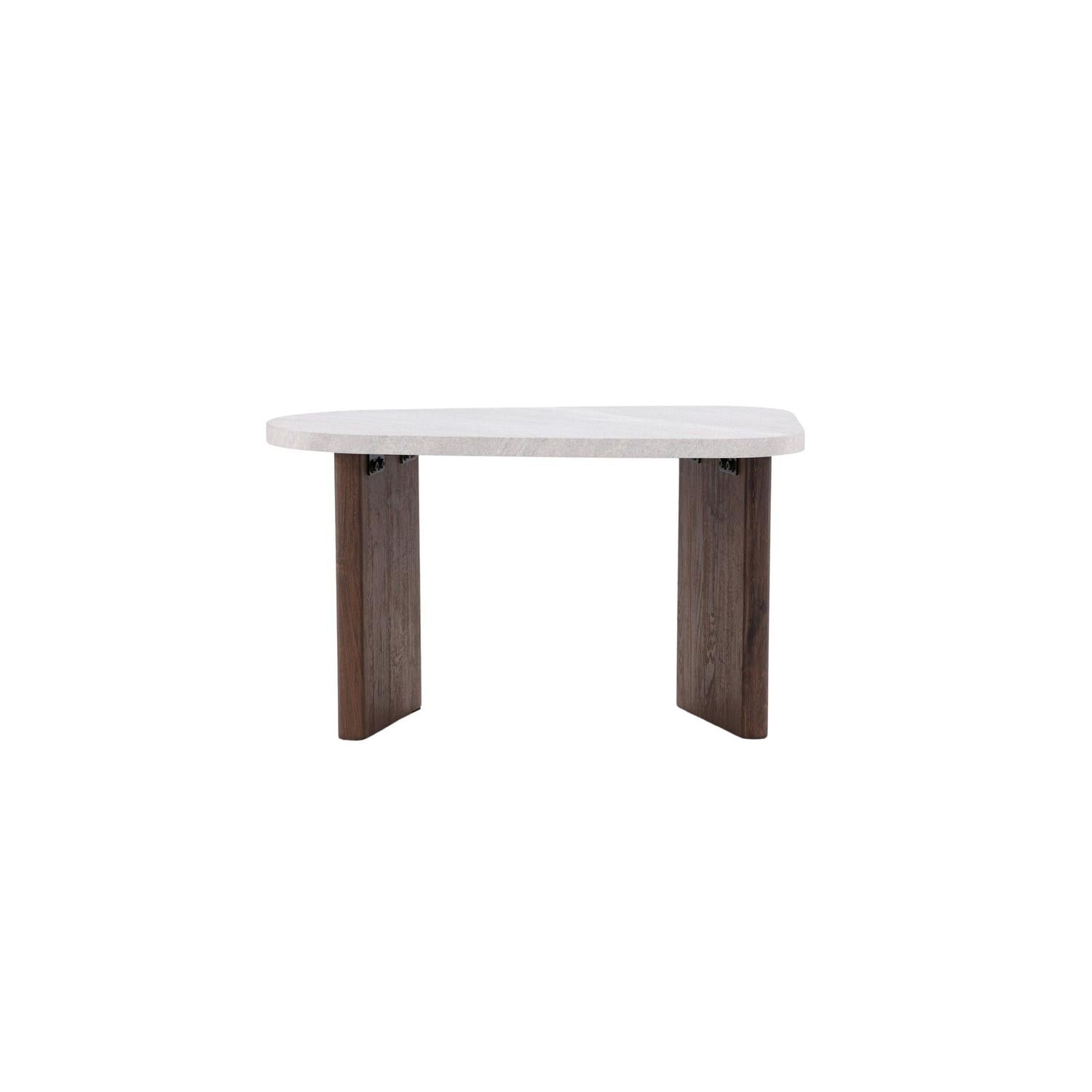 Beistelltisch Grönvik 70cm - Mokka & Betonoptik-Beistelltische-Venture Home-le canapé