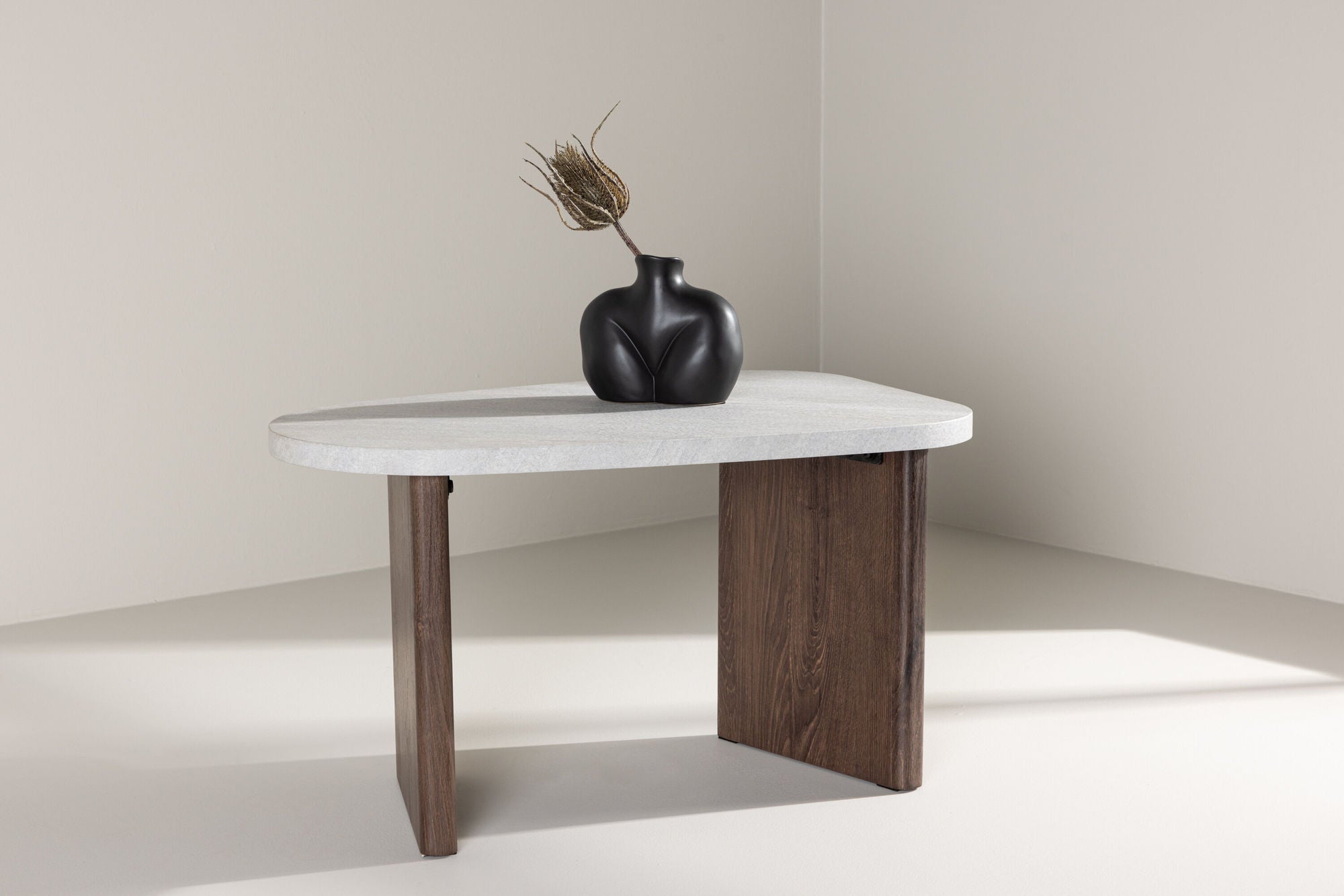 Beistelltisch Grönvik 70cm - Mokka & Betonoptik-Beistelltische-Venture Home-le canapé