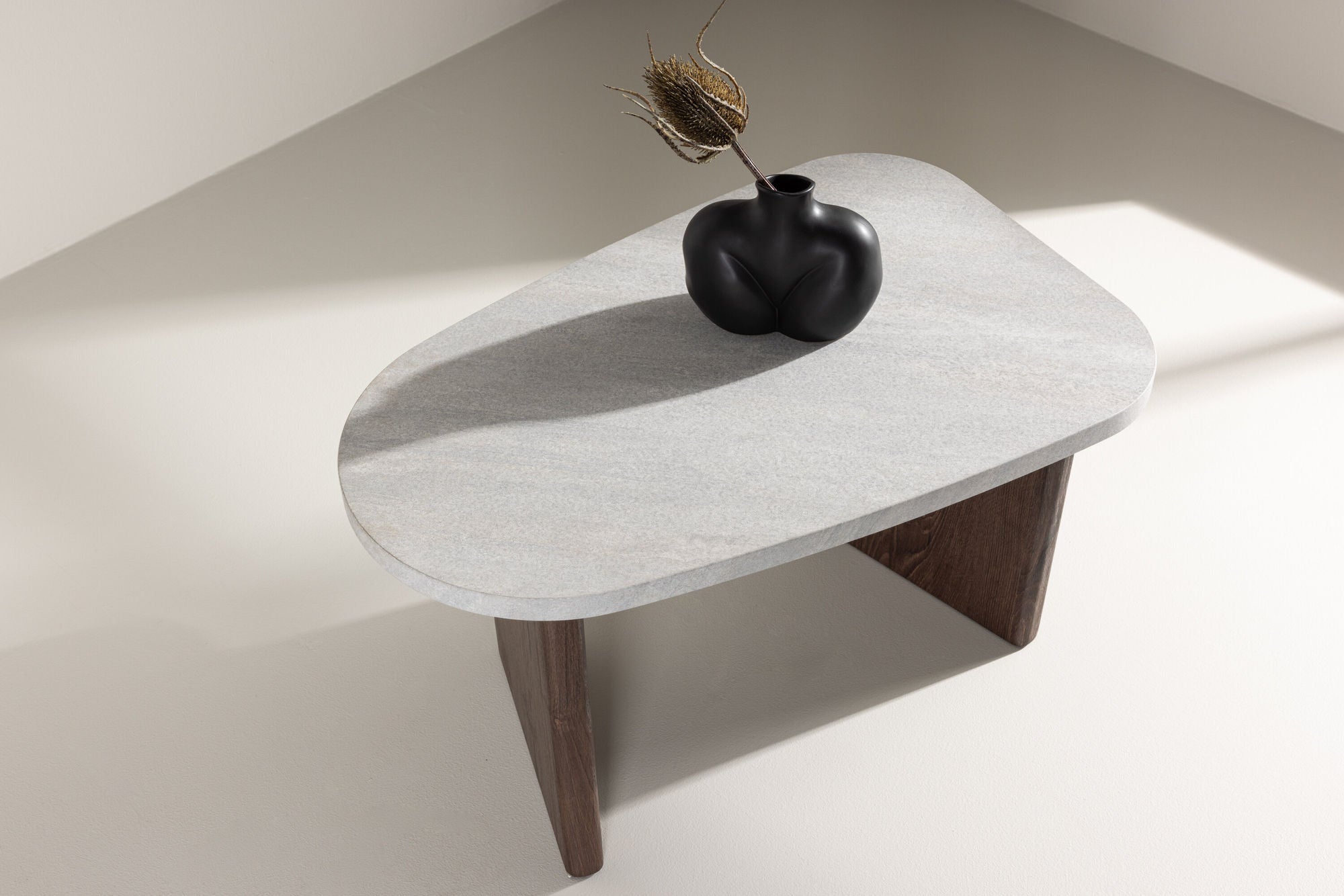 Beistelltisch Grönvik 70cm - Mokka & Betonoptik-Beistelltische-Venture Home-le canapé