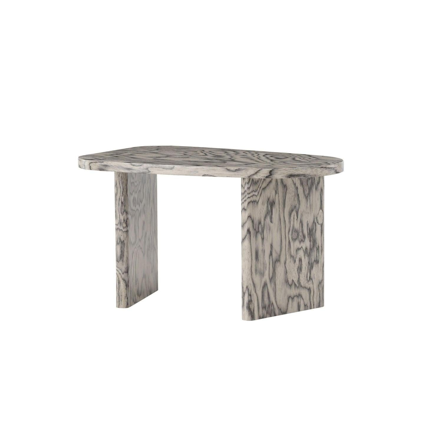 Beistelltisch Grönvik 70cm - Schwarz Grau Print-Beistelltische-Venture Home-le canapé