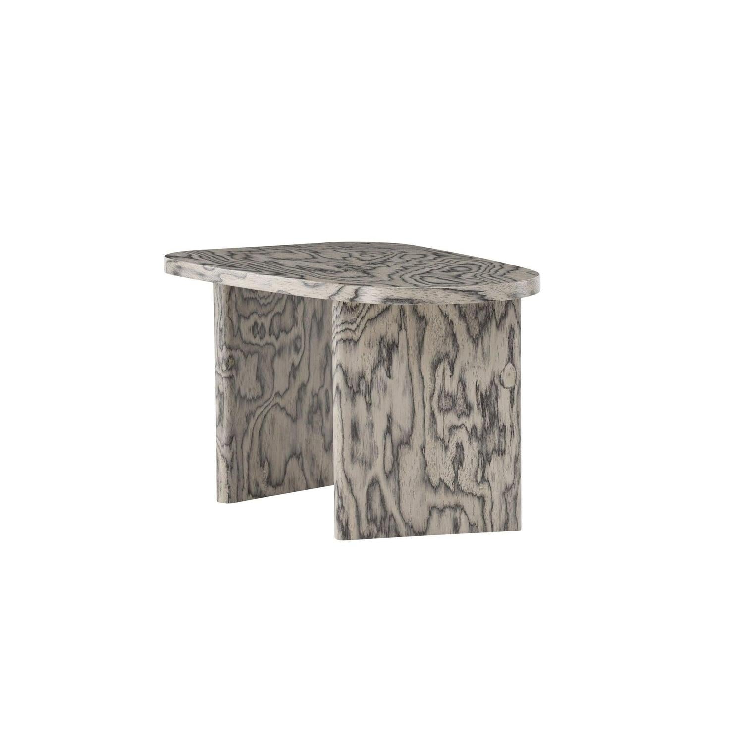 Beistelltisch Grönvik 70cm - Schwarz Grau Print-Beistelltische-Venture Home-le canapé