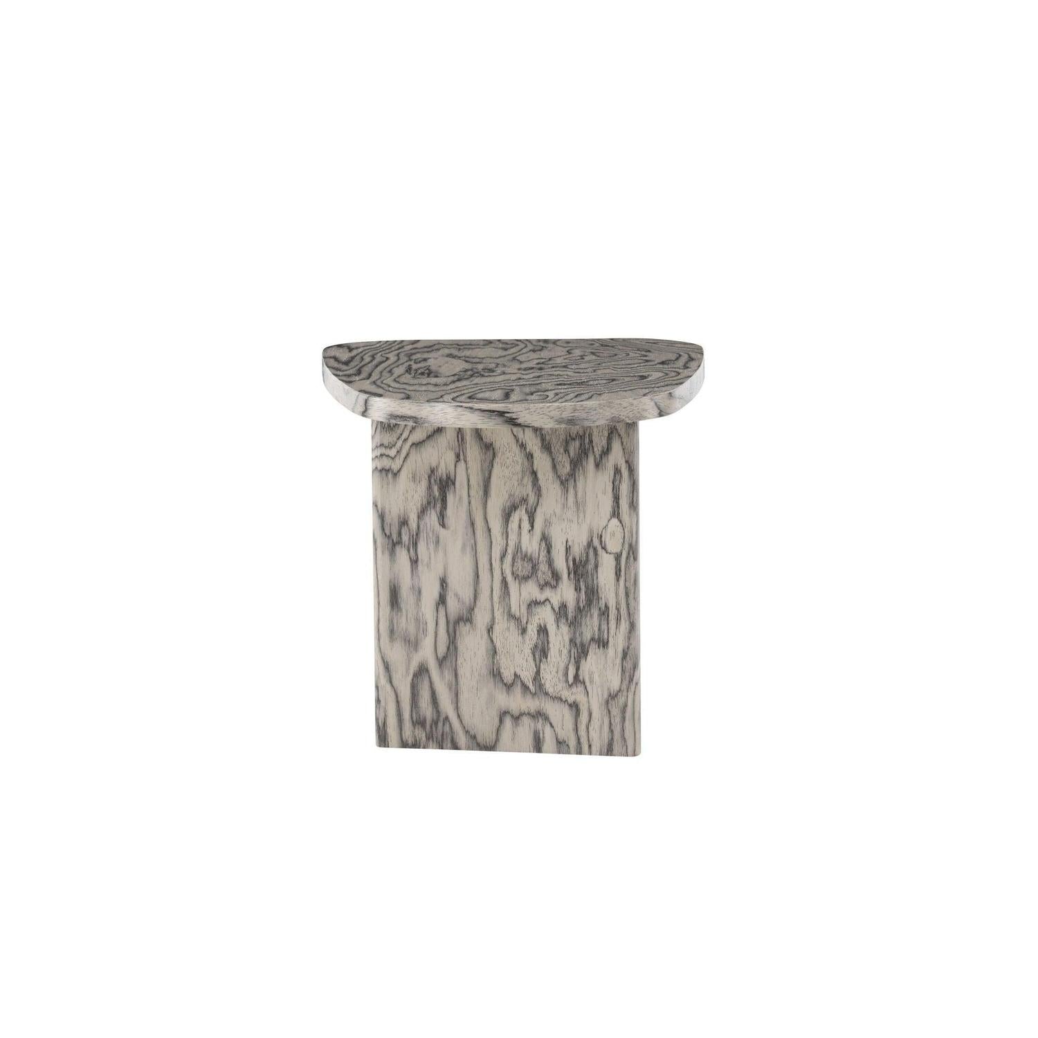 Beistelltisch Grönvik 70cm - Schwarz Grau Print-Beistelltische-Venture Home-le canapé