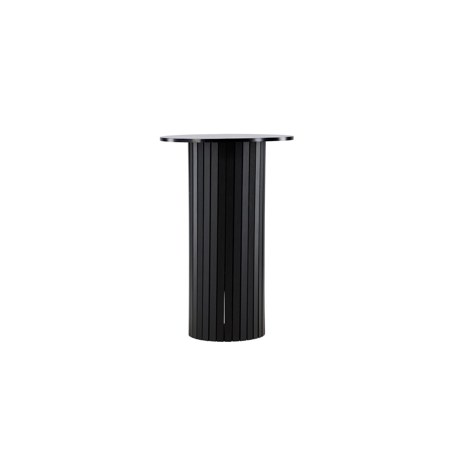 Beistelltisch Härön in Barhöhe Ø70*105cm - Schwarz-Beistelltisch-Venture Home-le canapé