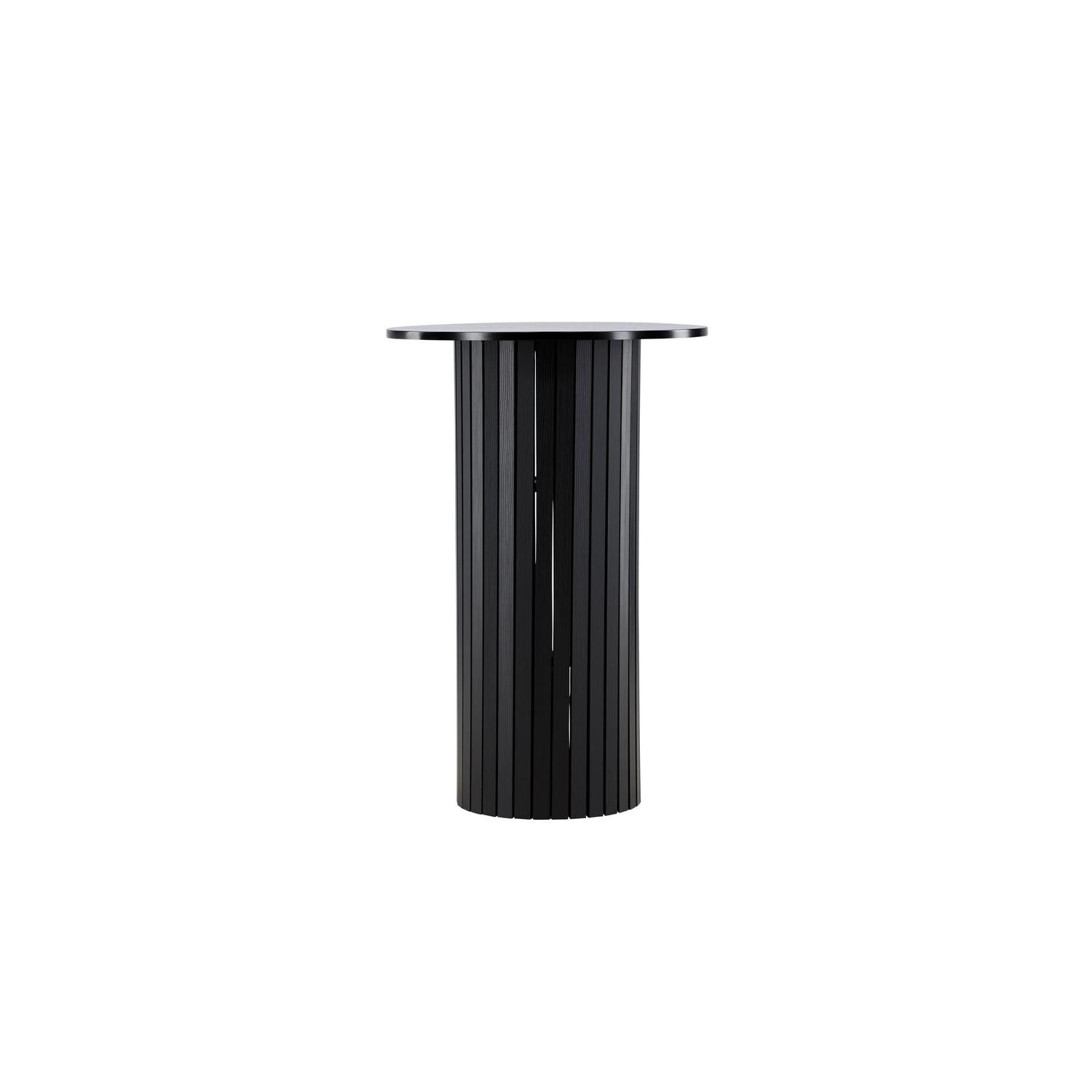 Beistelltisch Härön in Barhöhe Ø70*105cm - Schwarz-Beistelltisch-Venture Home-le canapé