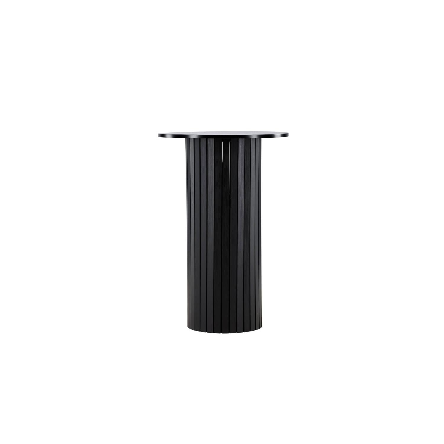 Beistelltisch Härön in Barhöhe Ø70*105cm - Schwarz-Beistelltisch-Venture Home-le canapé