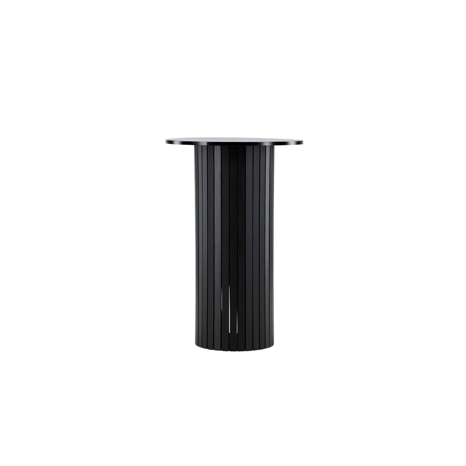 Beistelltisch Härön in Barhöhe Ø70*105cm - Schwarz-Beistelltisch-Venture Home-le canapé