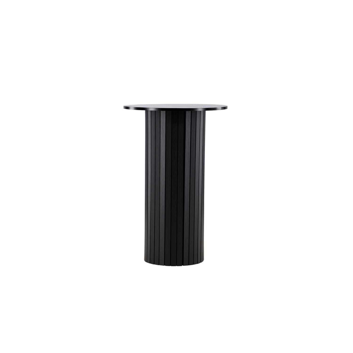Beistelltisch Härön in Barhöhe Ø70*105cm - Schwarz-Beistelltisch-Venture Home-le canapé