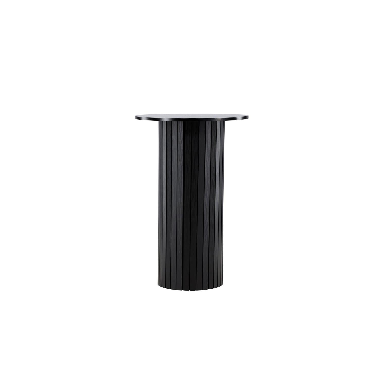Beistelltisch Härön in Barhöhe Ø70*105cm - Schwarz-Beistelltisch-Venture Home-le canapé