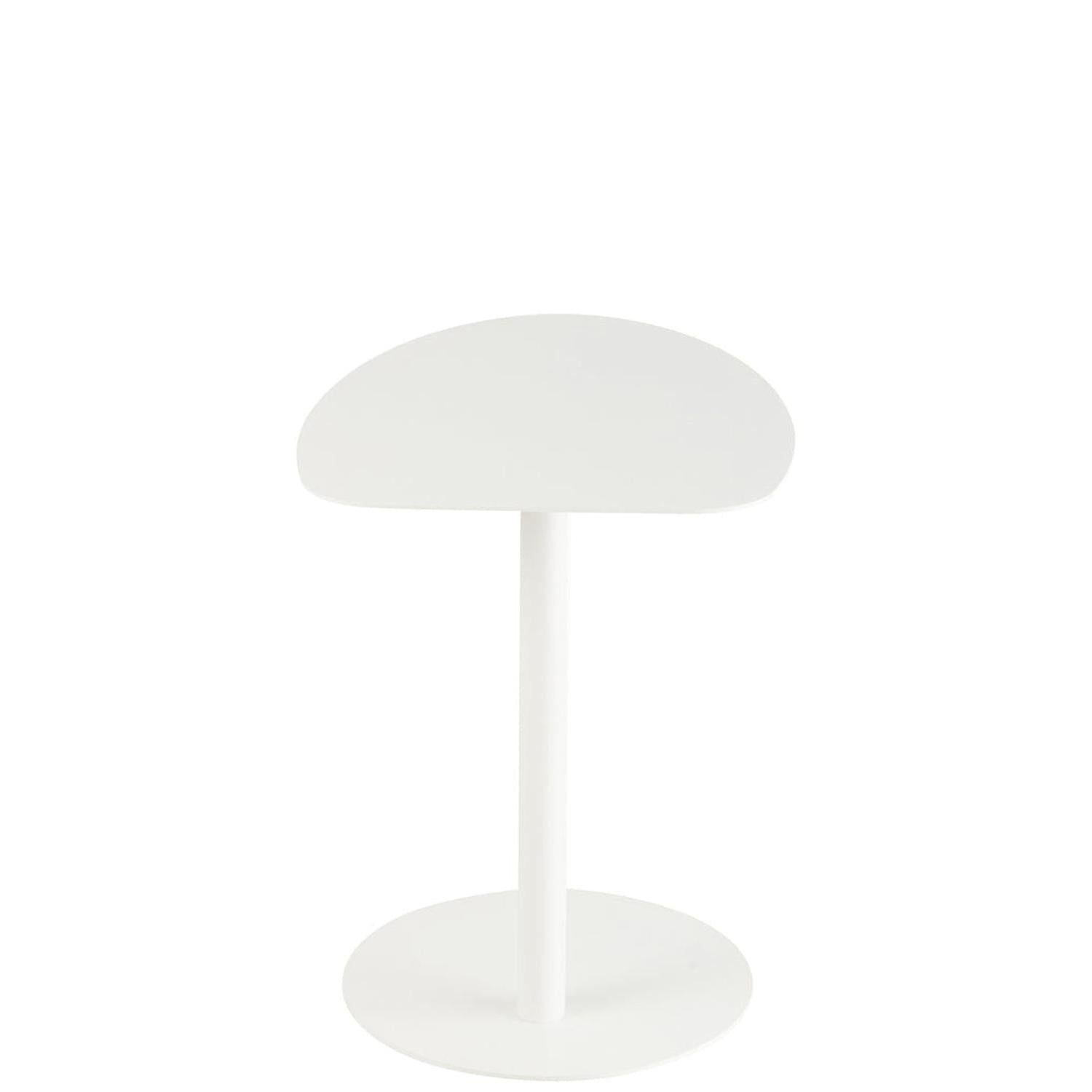 Beistelltisch Ice aus Metall - Weiß-Beistelltische-J-Line-le canapé