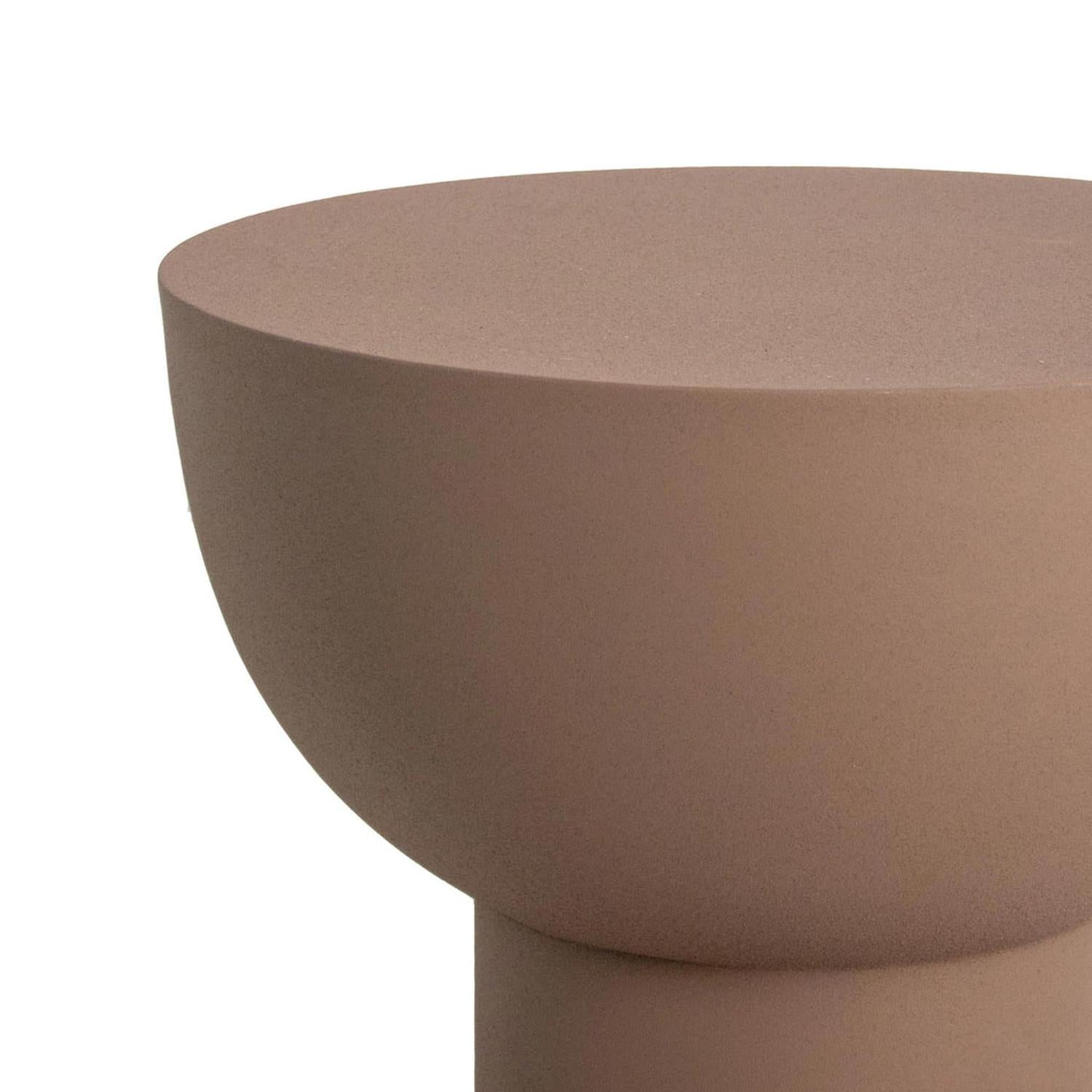 Beistelltisch Jill aus Metall Ø45cm - Braun-Beistelltische-Kick Collection-le canapé