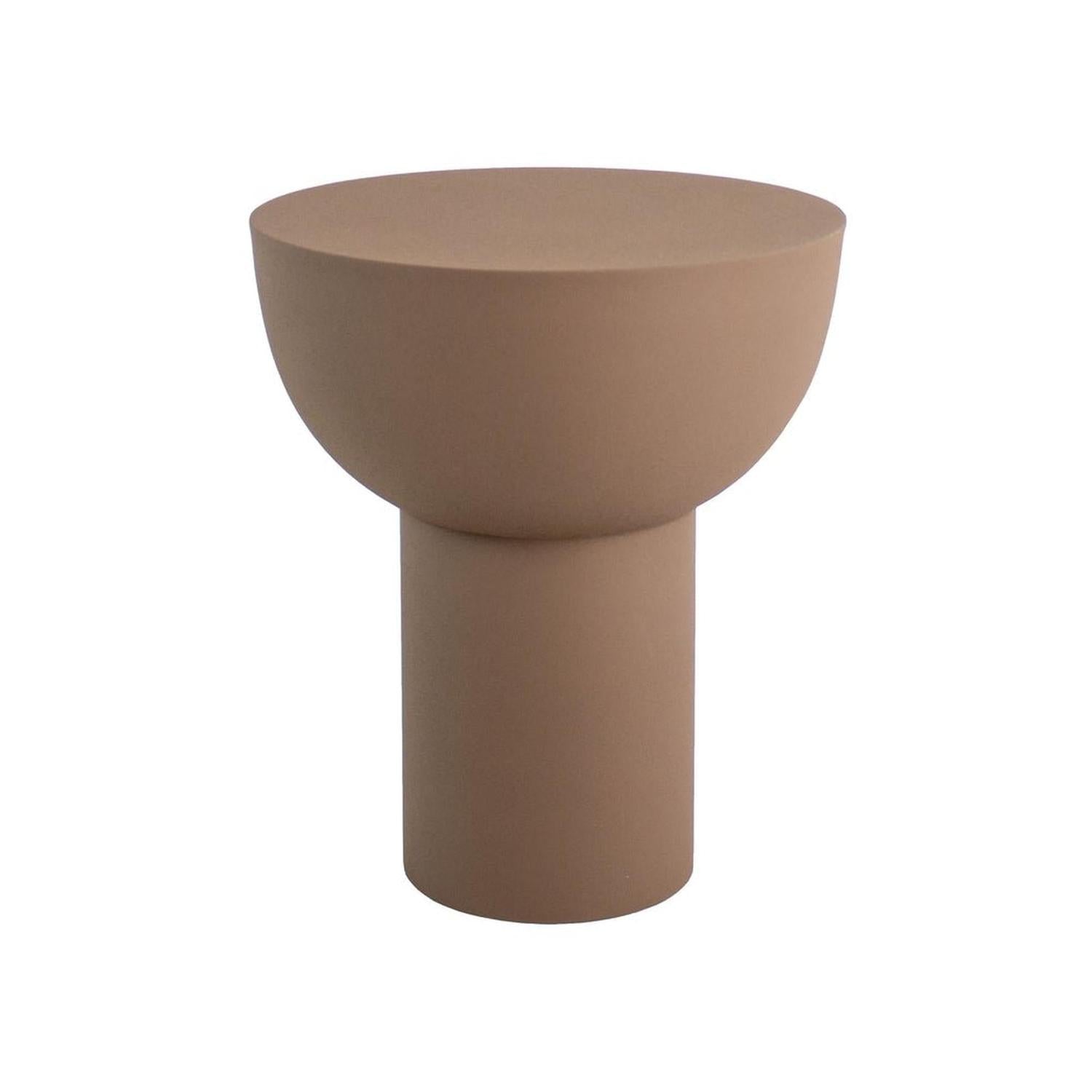 Beistelltisch Jill aus Metall Ø45cm - Braun-Beistelltische-Kick Collection-le canapé