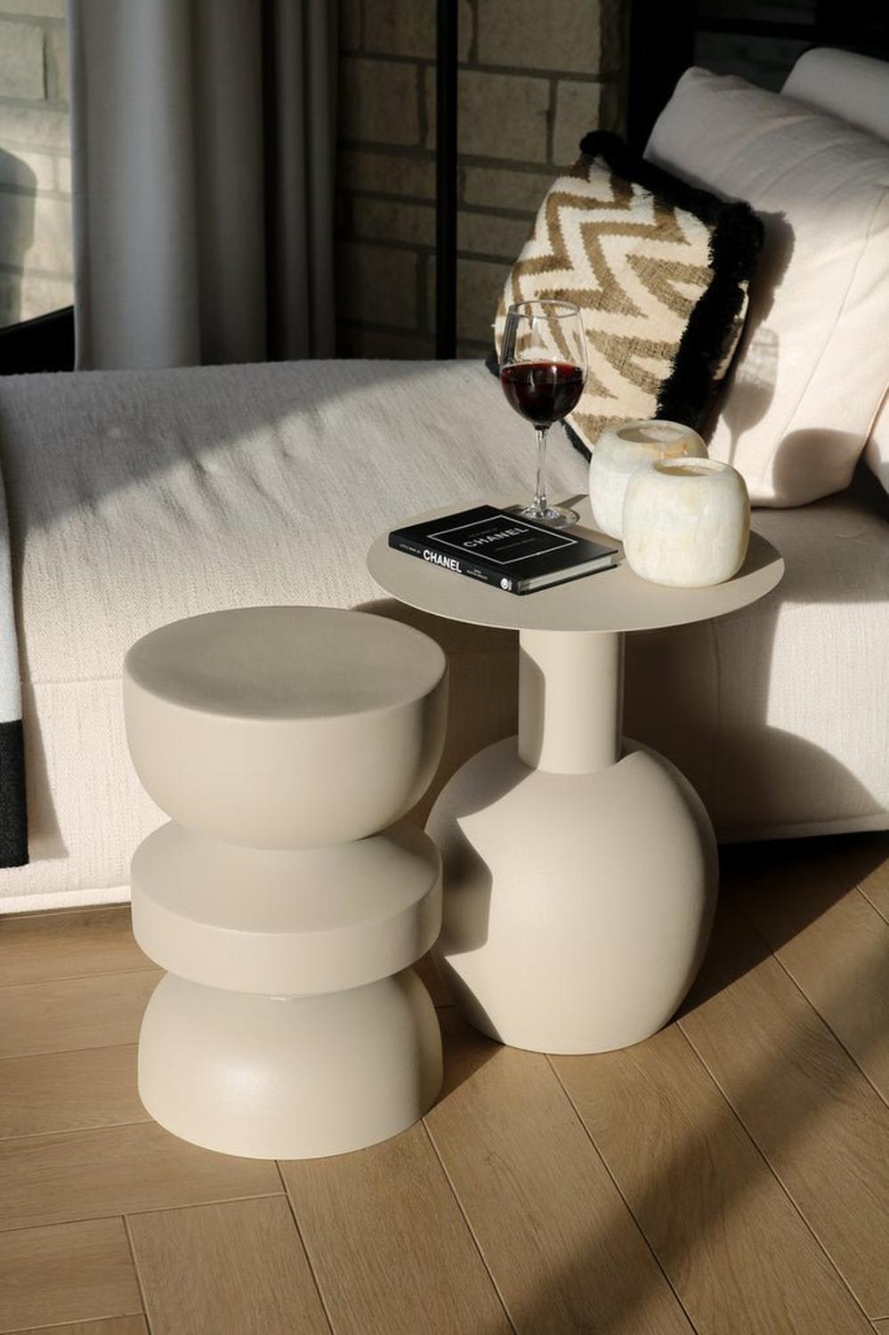 Beistelltisch Jon - Ockergelb-Beistelltisch-Kick Collection-le canapé