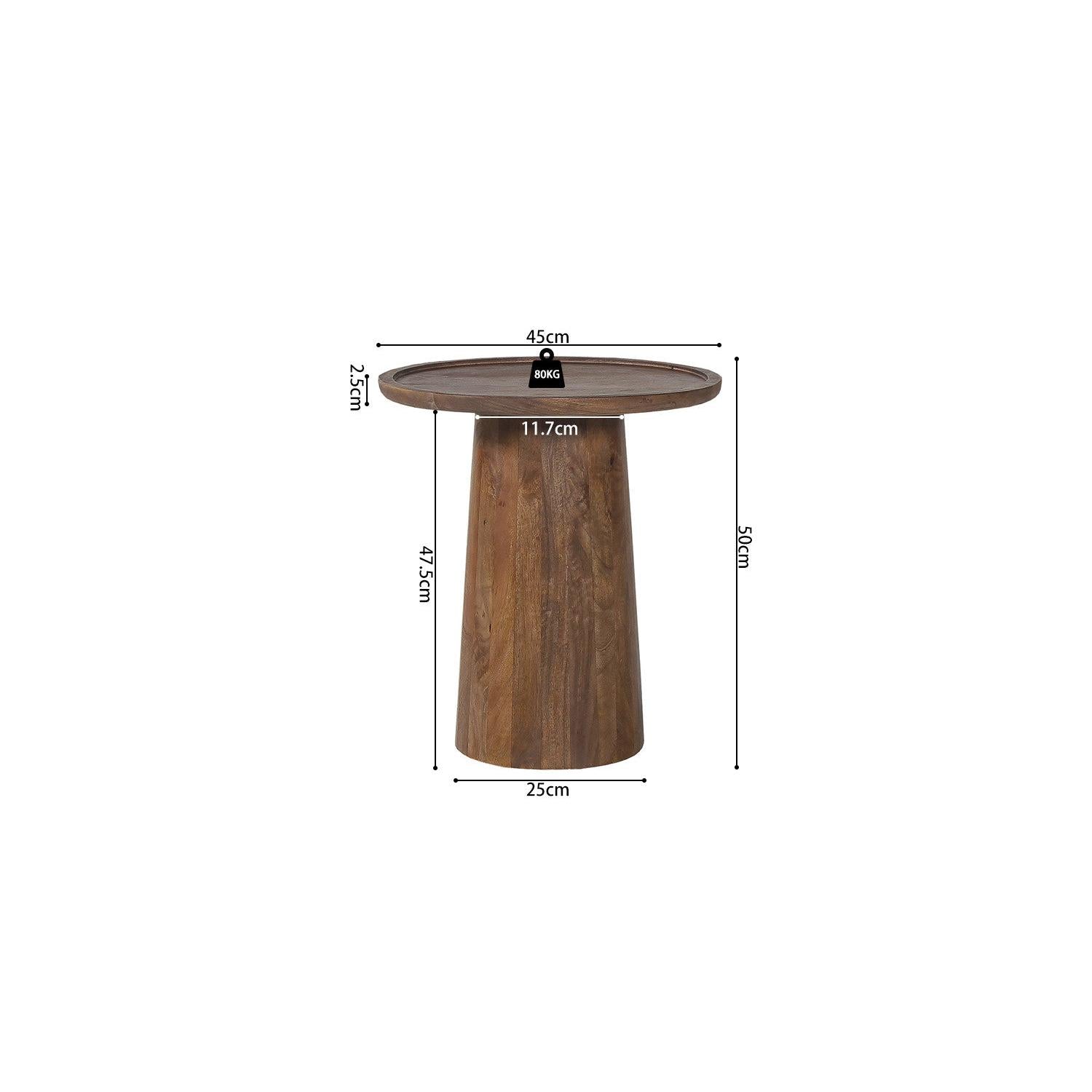 Beistelltisch Jules Ø45cm - Braun-Beistelltisch-Rousseau-le canapé