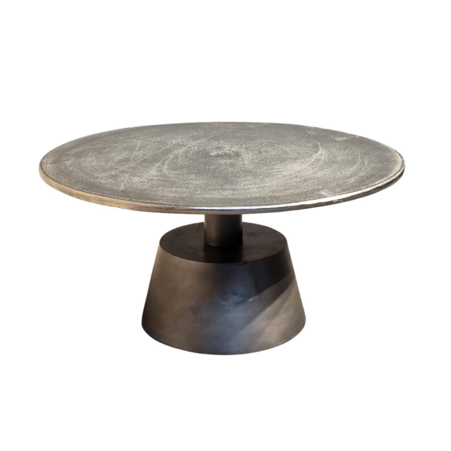 Beistelltisch Kian aus Aluminium - Silber-Beistelltische-Benoa-le canapé