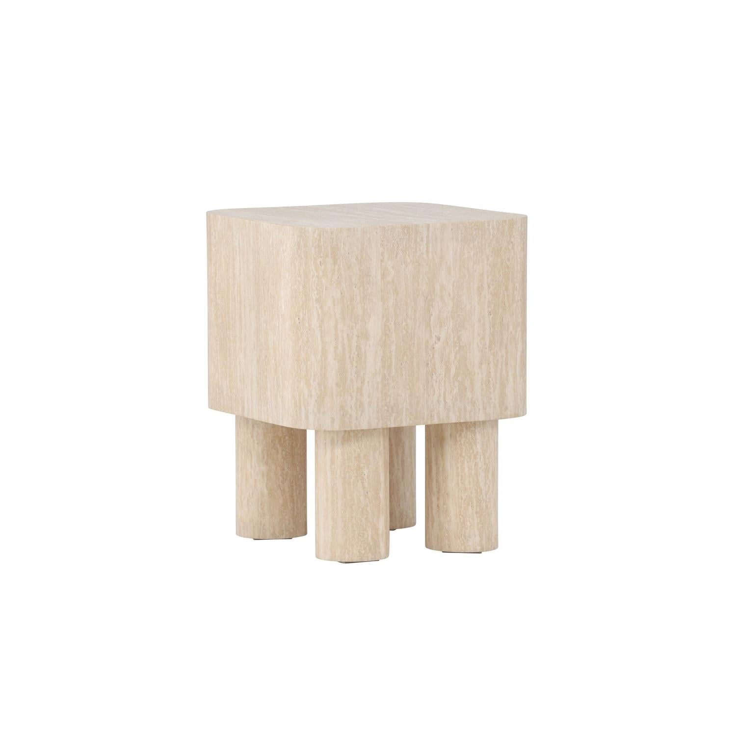 Beistelltisch Klirou - Beige-Beistelltisch-Venture Home-le canapé