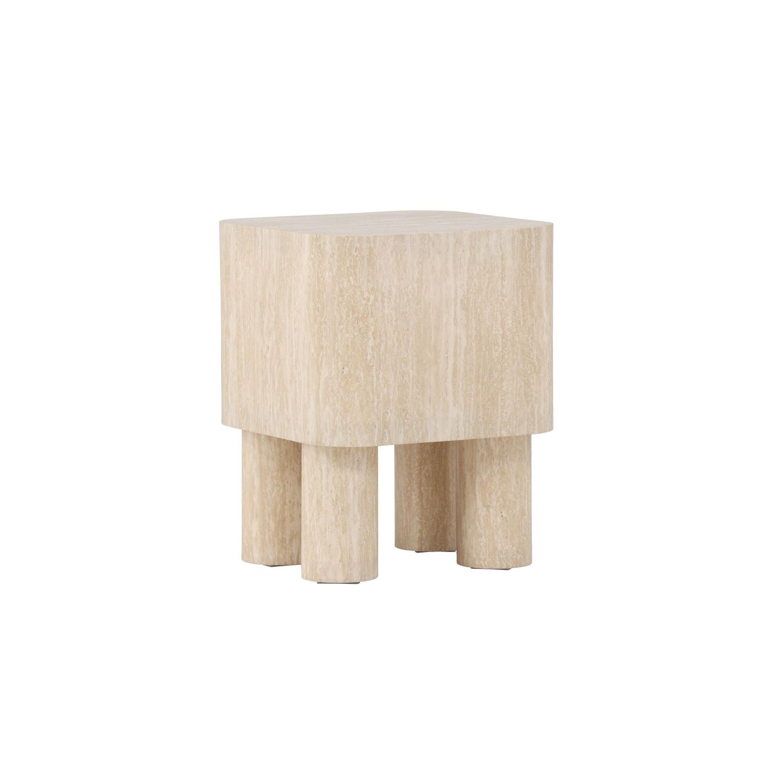 Beistelltisch Klirou - Beige-Beistelltisch-Venture Home-le canapé