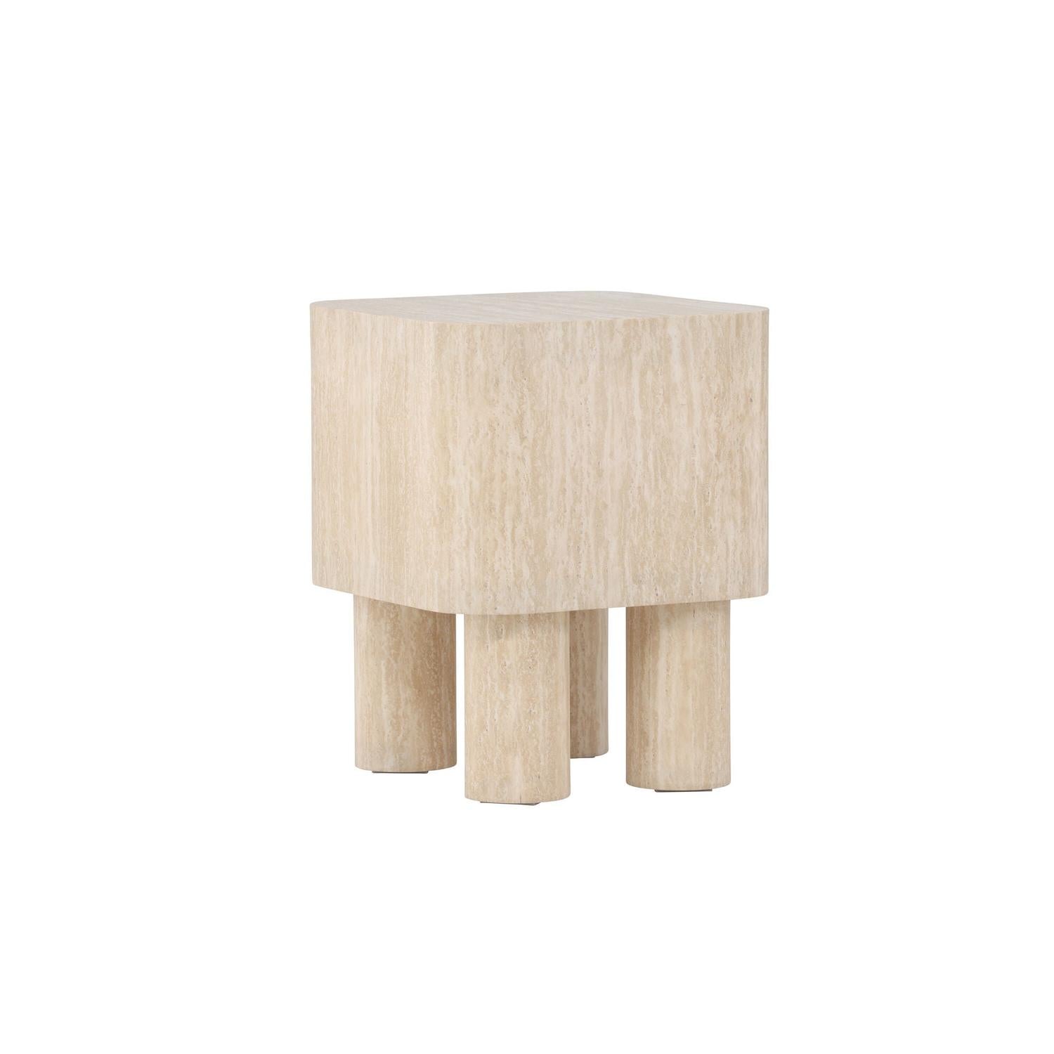 Beistelltisch Klirou - Beige-Beistelltisch-Venture Home-le canapé