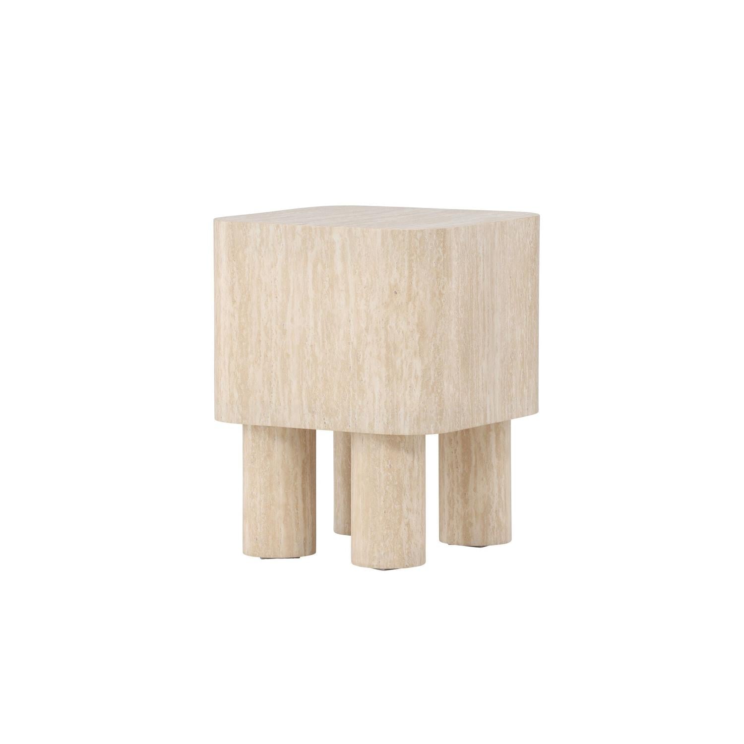 Beistelltisch Klirou - Beige-Beistelltisch-Venture Home-le canapé