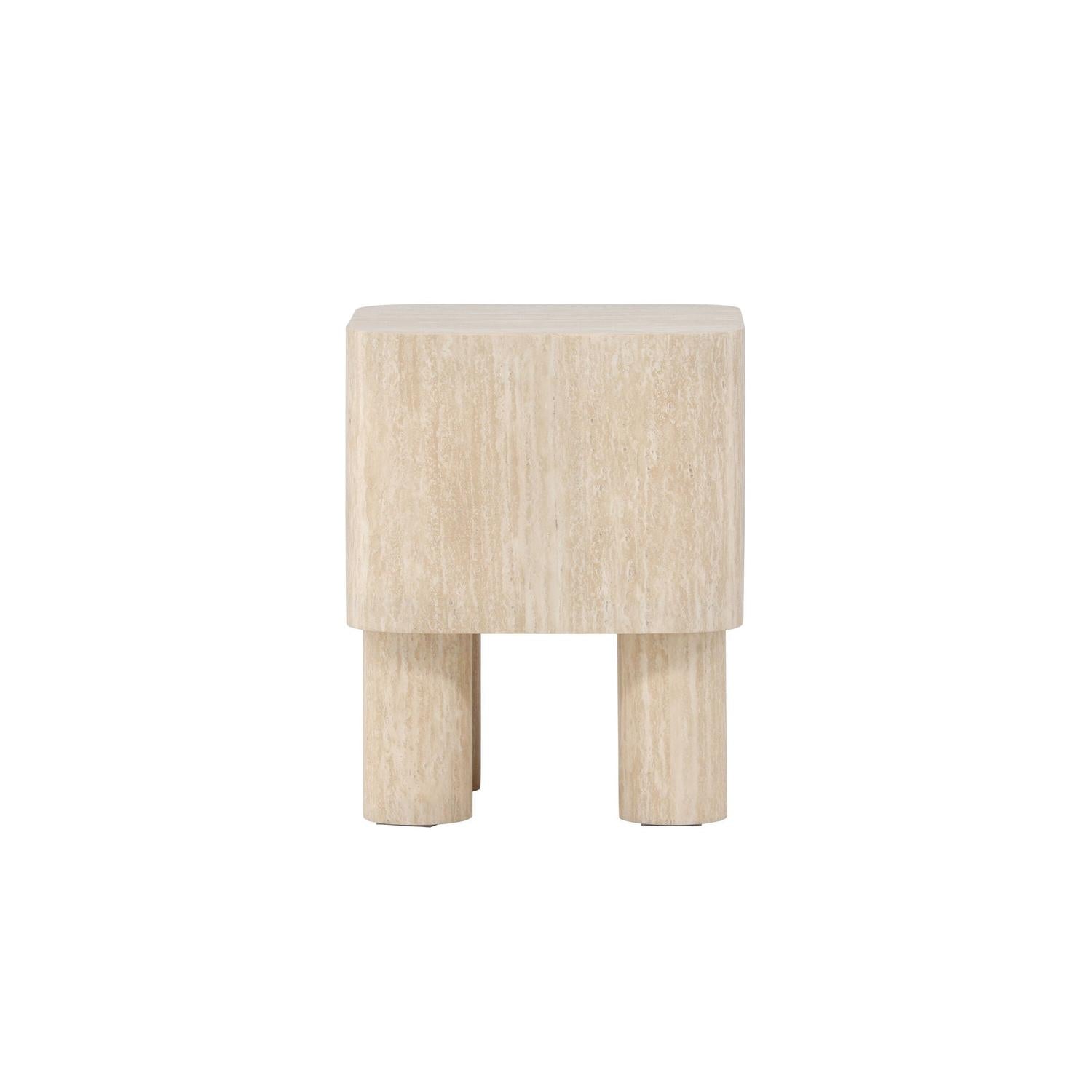 Beistelltisch Klirou - Beige-Beistelltisch-Venture Home-le canapé