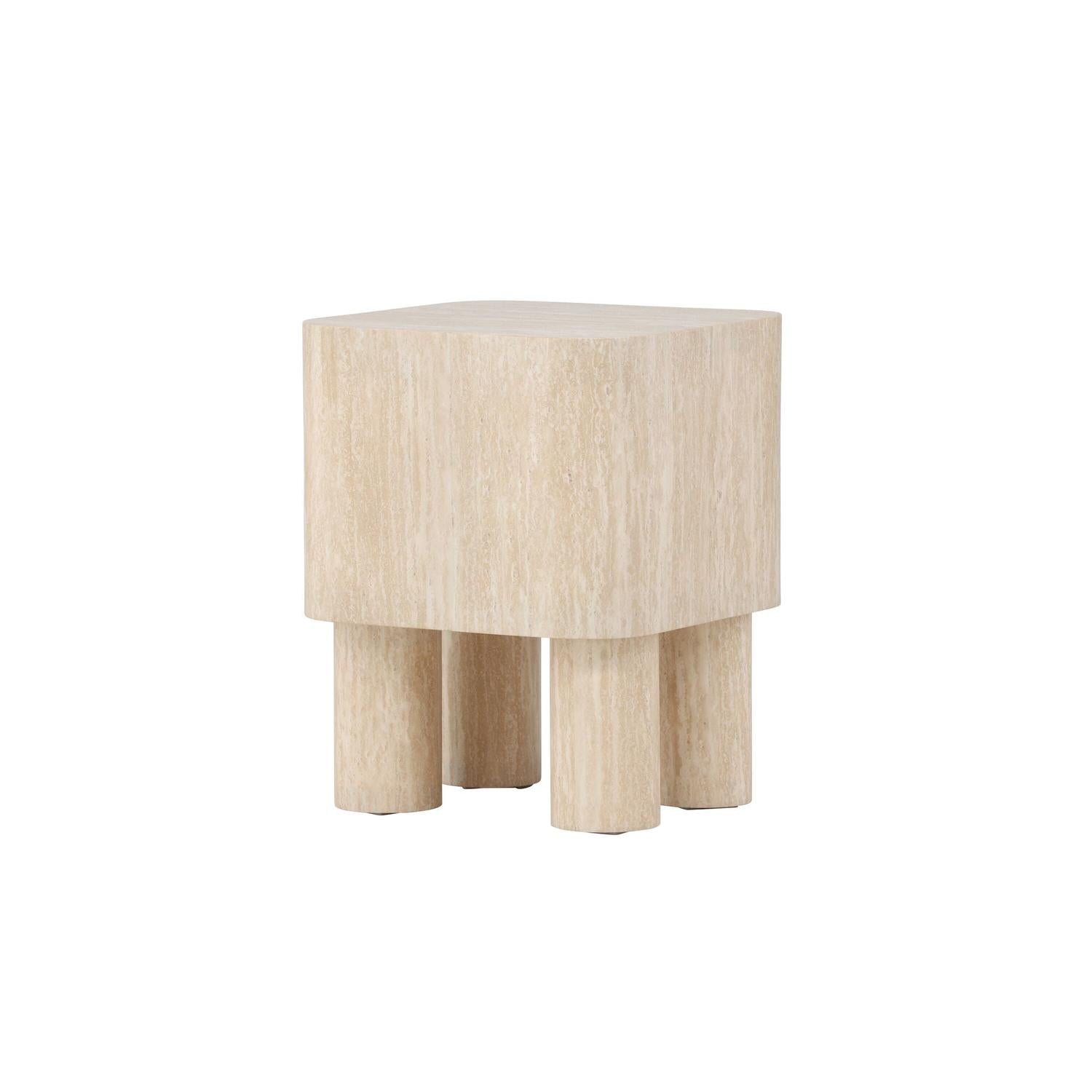 Beistelltisch Klirou - Beige-Beistelltisch-Venture Home-le canapé