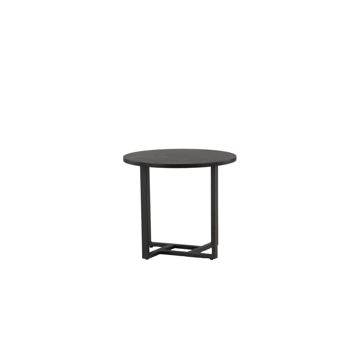 Beistelltisch Lawton Ø50cm - Schwarz-Beistelltische-Venture Home-le canapé