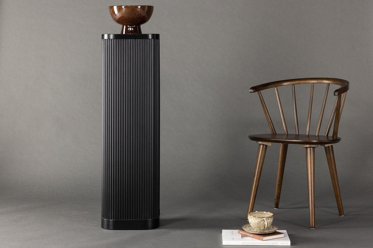 Beistelltisch Lenox 100cm - Schwarz-Beistelltische-Venture Home-le canapé