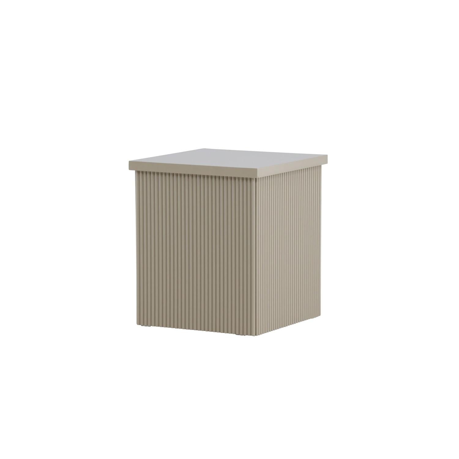 Beistelltisch Lenox 40cm - Beige-Beistelltisch-Venture Home-le canapé