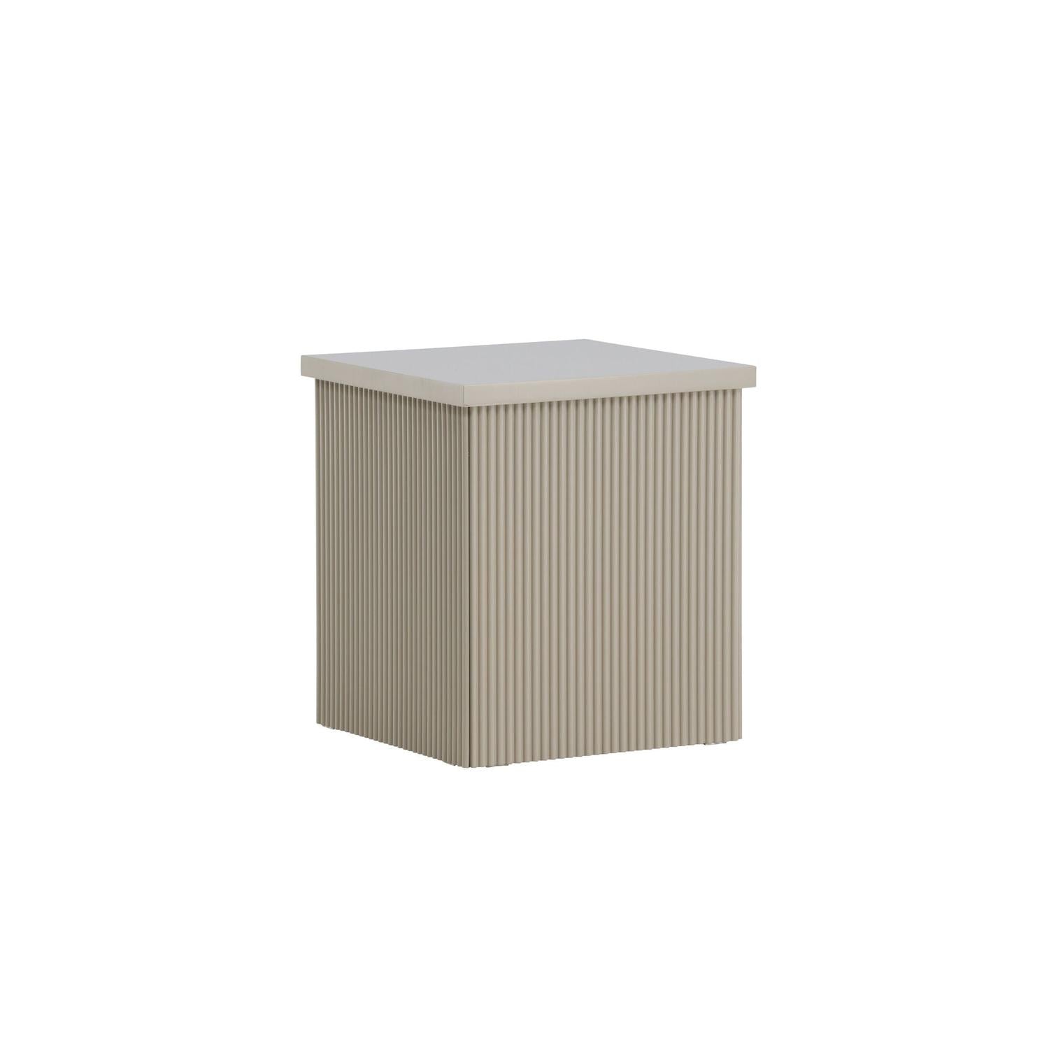 Beistelltisch Lenox 40cm - Beige-Beistelltisch-Venture Home-le canapé
