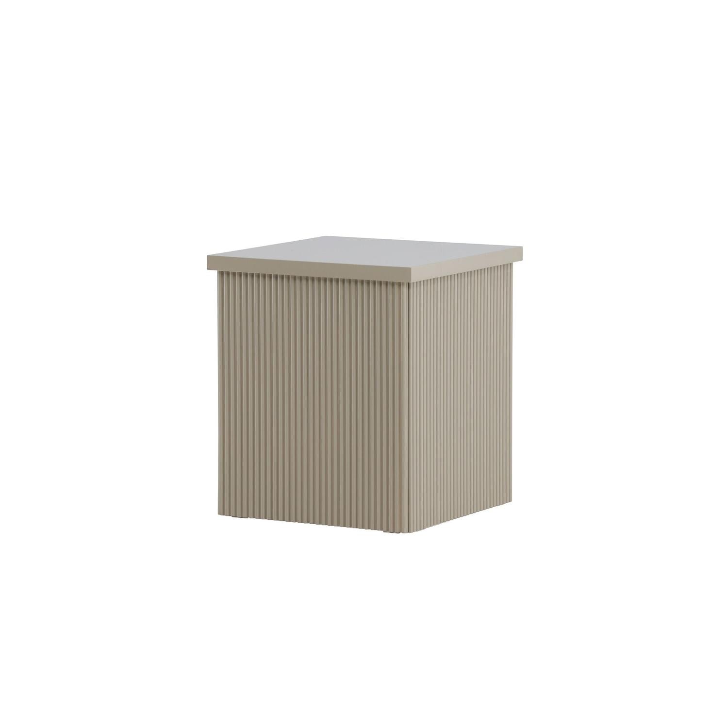 Beistelltisch Lenox 40cm - Beige-Beistelltisch-Venture Home-le canapé