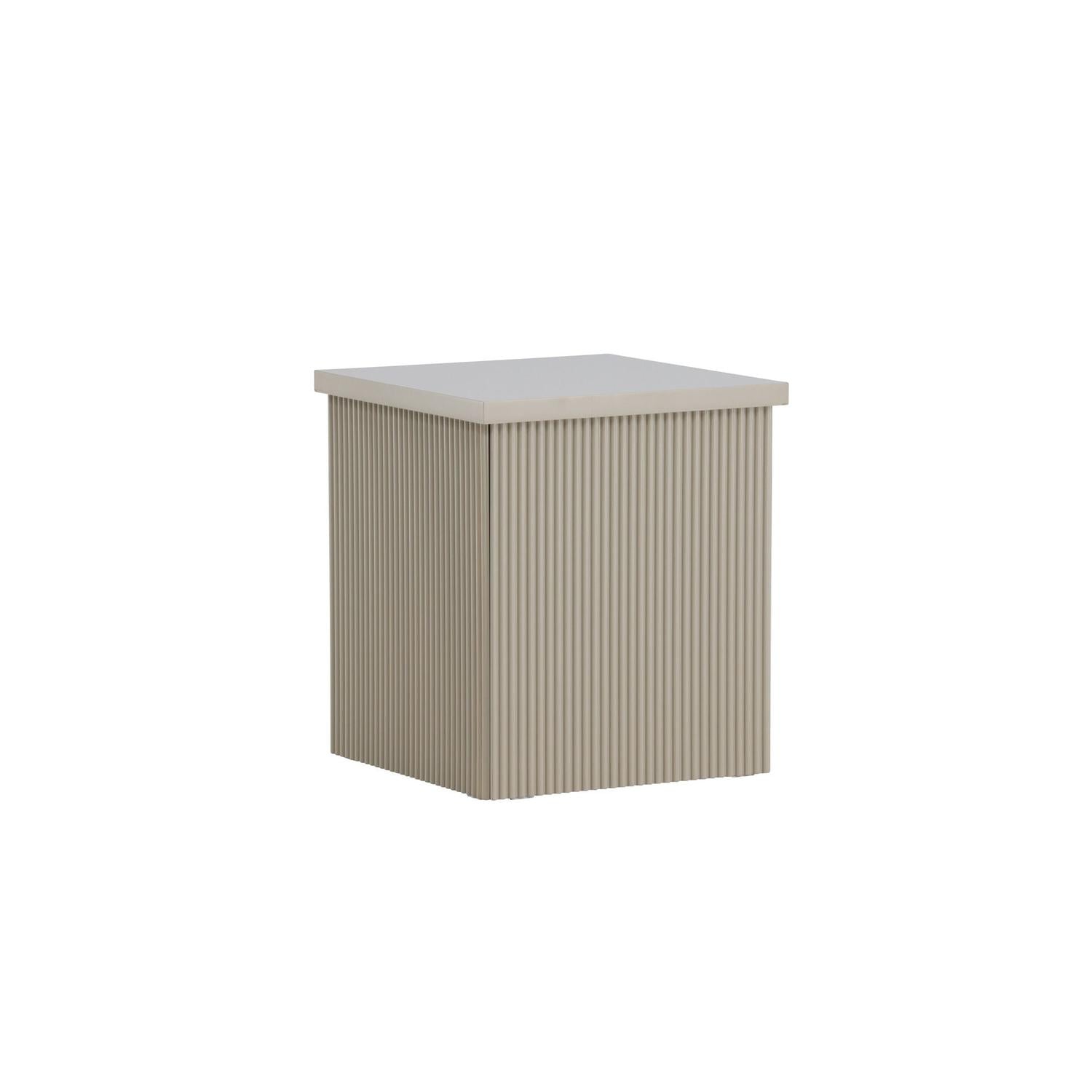 Beistelltisch Lenox 40cm - Beige-Beistelltisch-Venture Home-le canapé