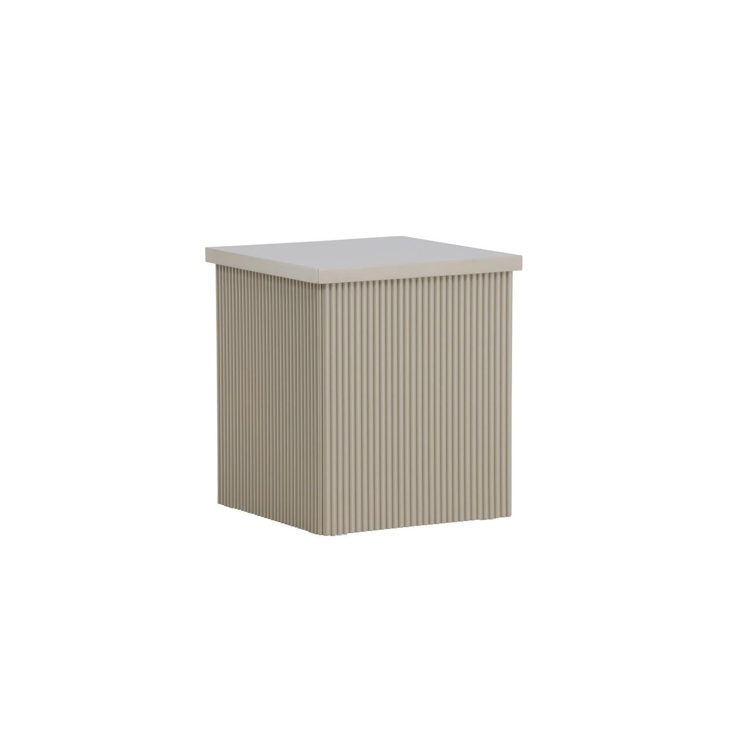 Beistelltisch Lenox 40cm - Beige-Beistelltisch-Venture Home-le canapé