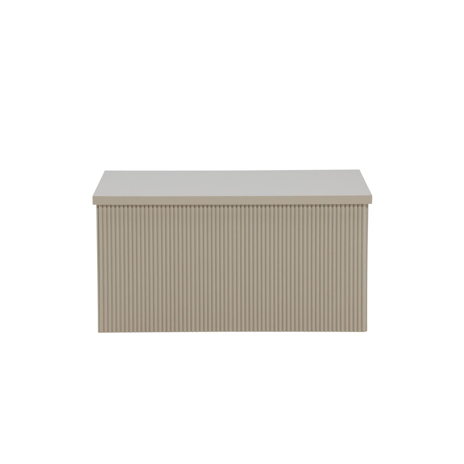 Beistelltisch Lenox 80cm - Beige-Beistelltisch-Venture Home-le canapé
