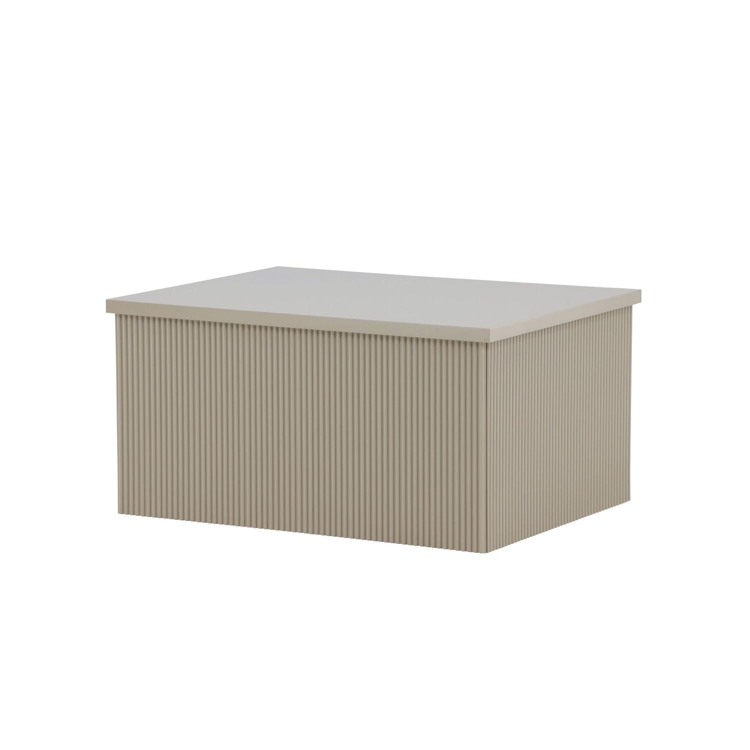 Beistelltisch Lenox 80cm - Beige-Beistelltisch-Venture Home-le canapé